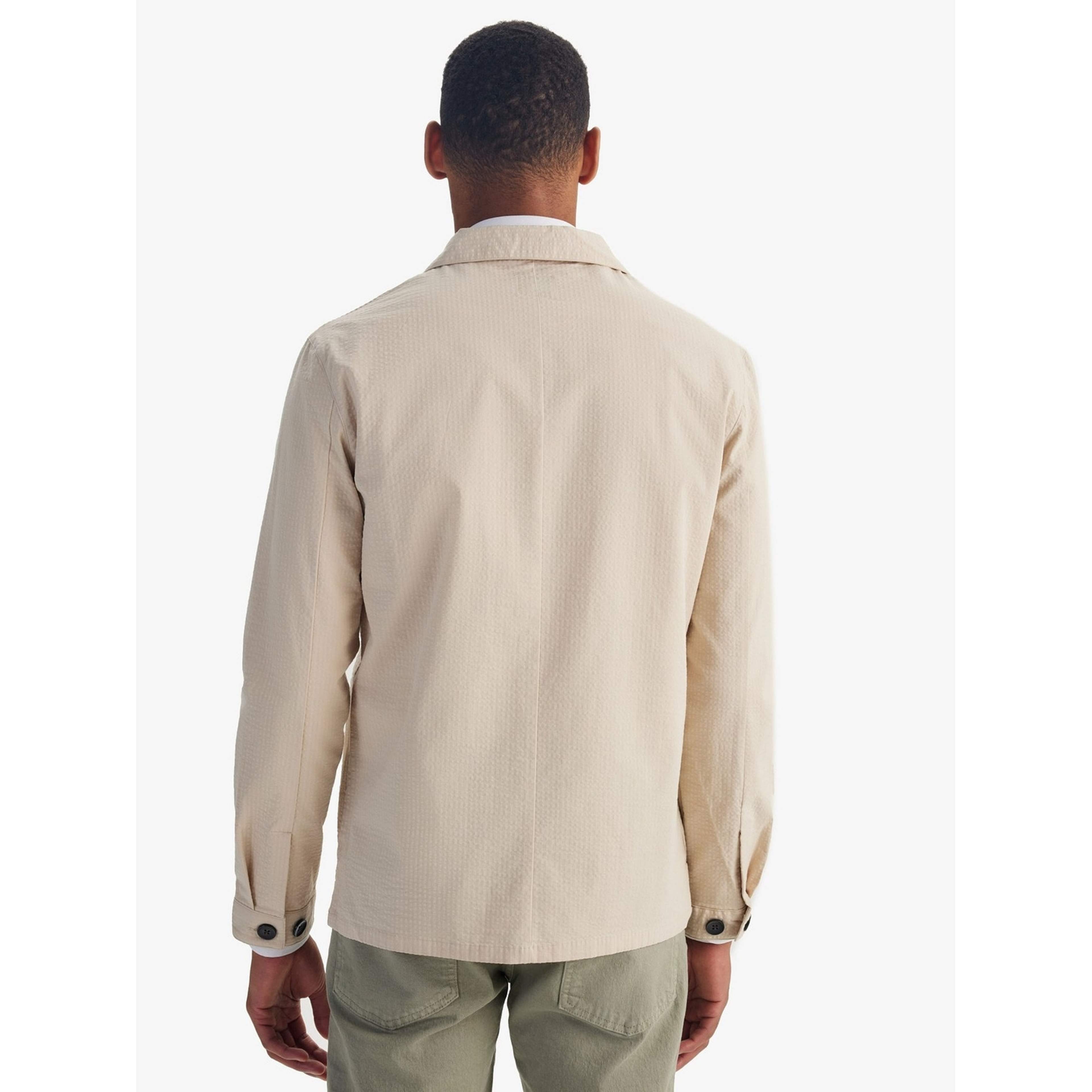 Seersucker Shirt Jacket