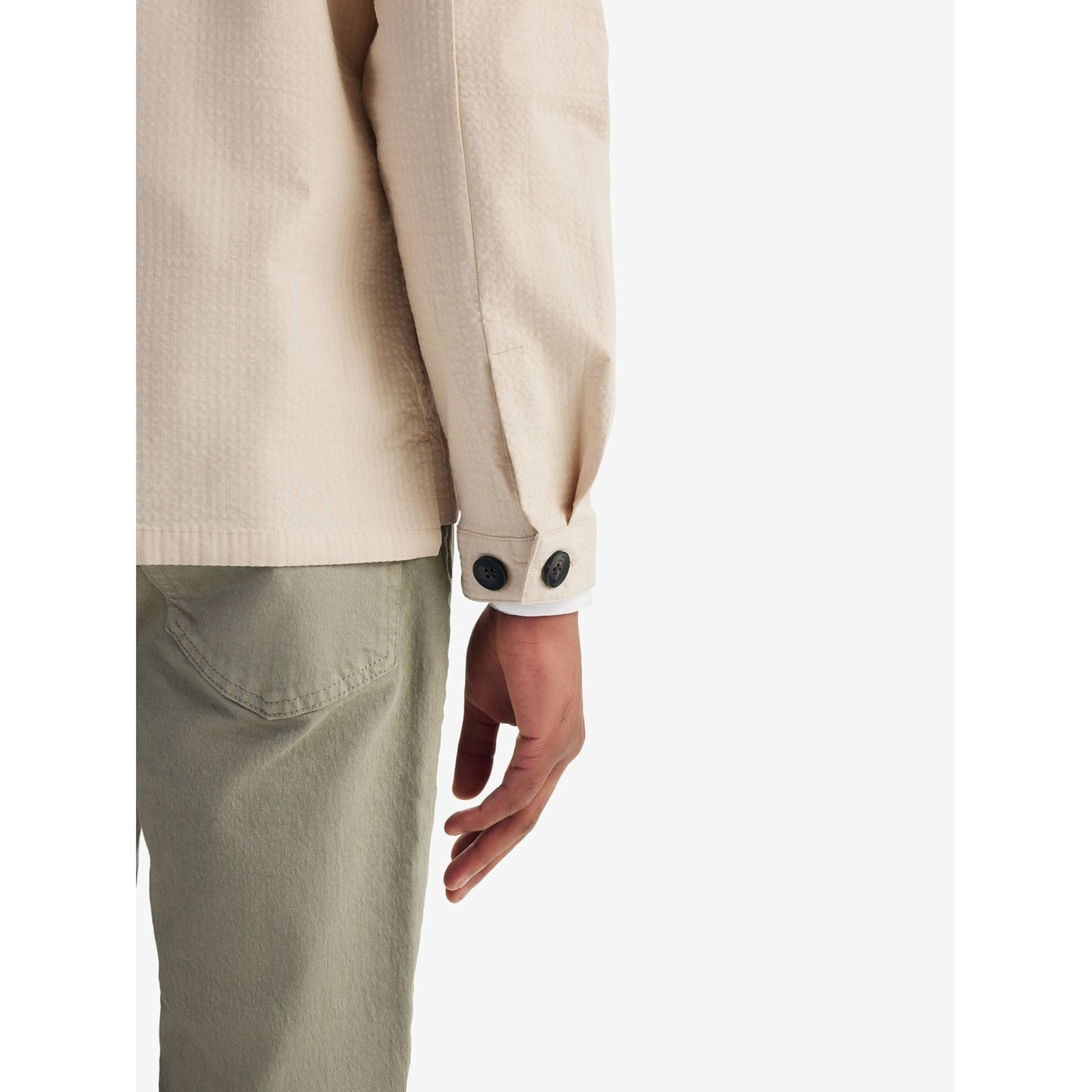 Seersucker Shirt Jacket