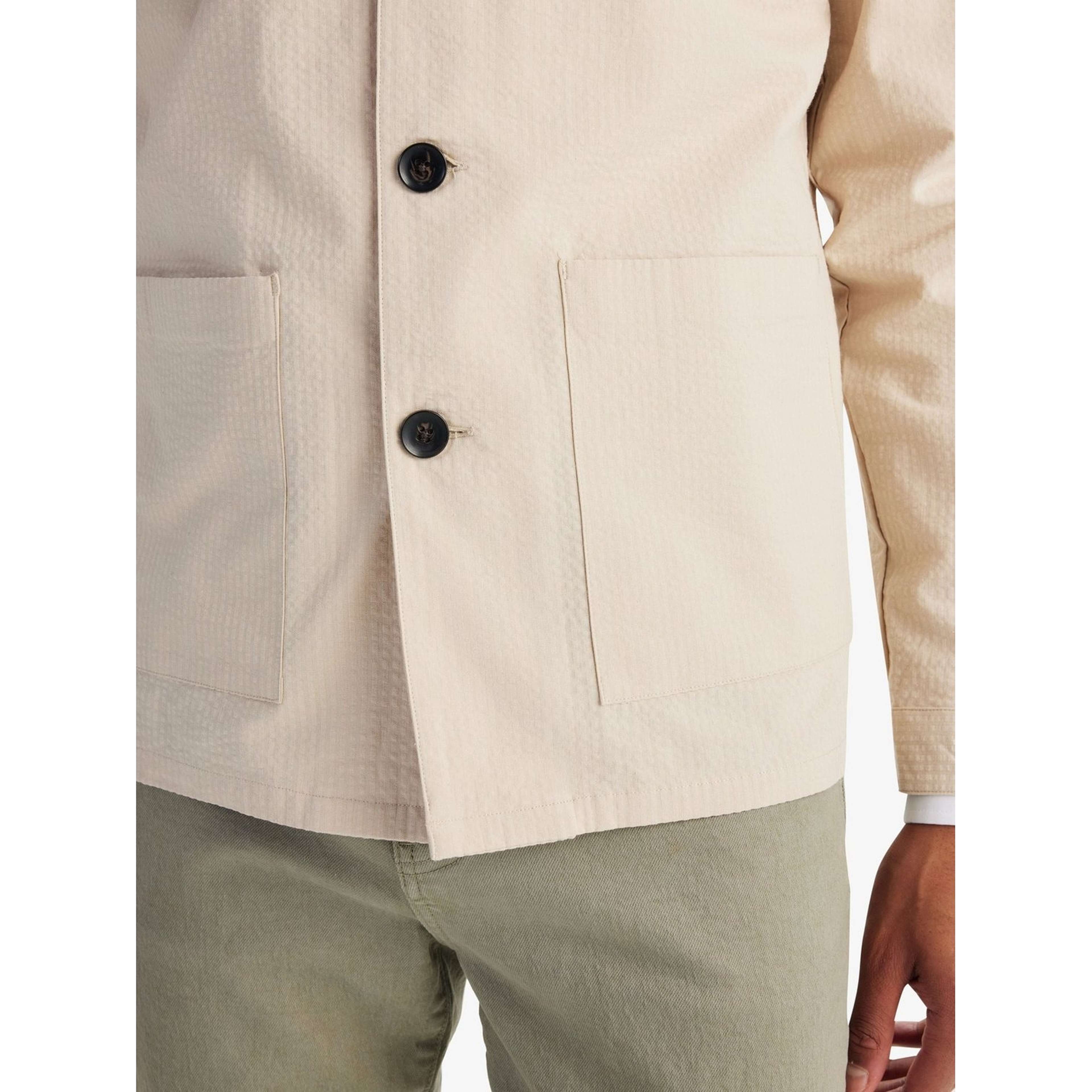 Seersucker Shirt Jacket