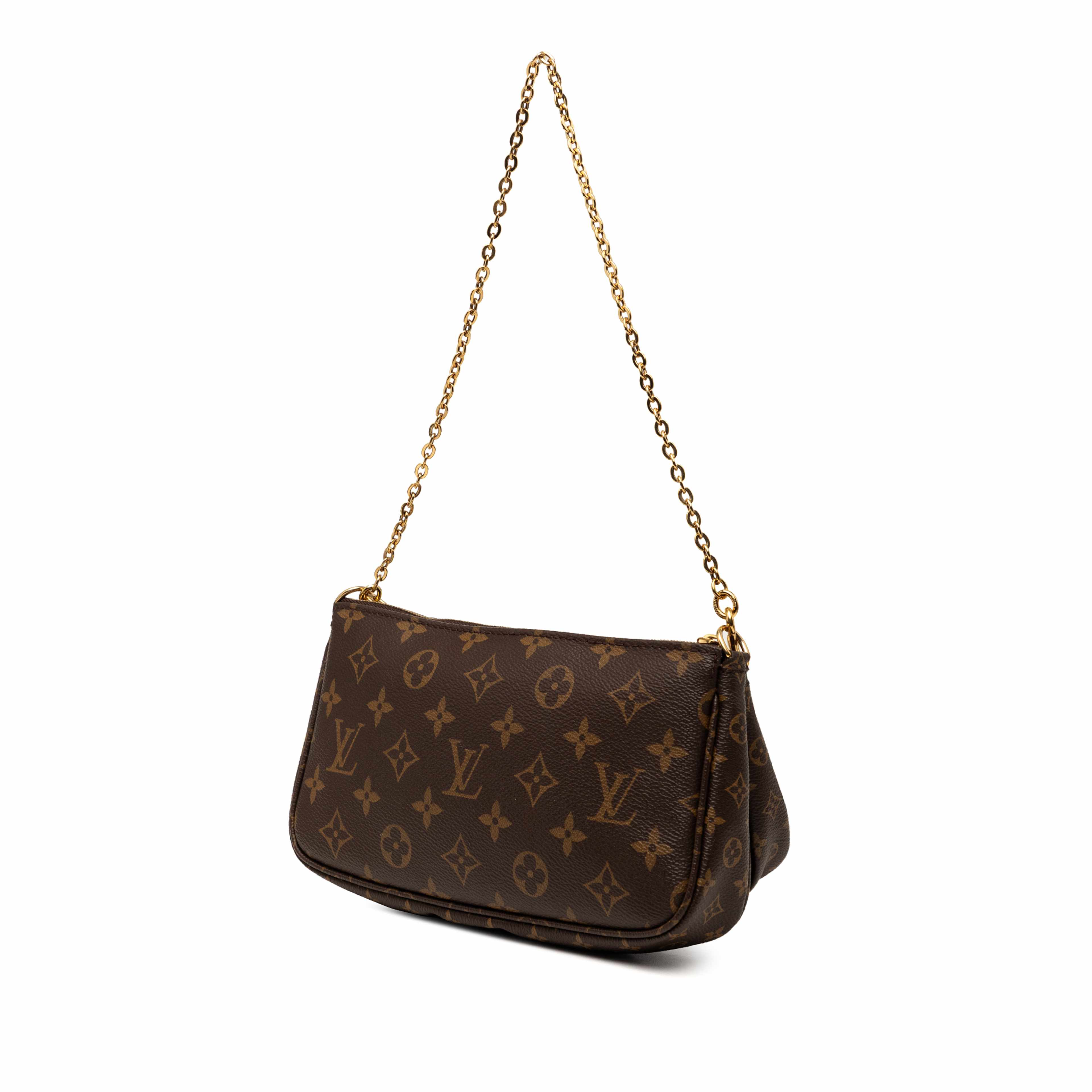Louis Vuitton Monogram Multi Pochette Accessoires, från Luxclusif, i färgen brun. Klicka för att öppna bilden i stort format