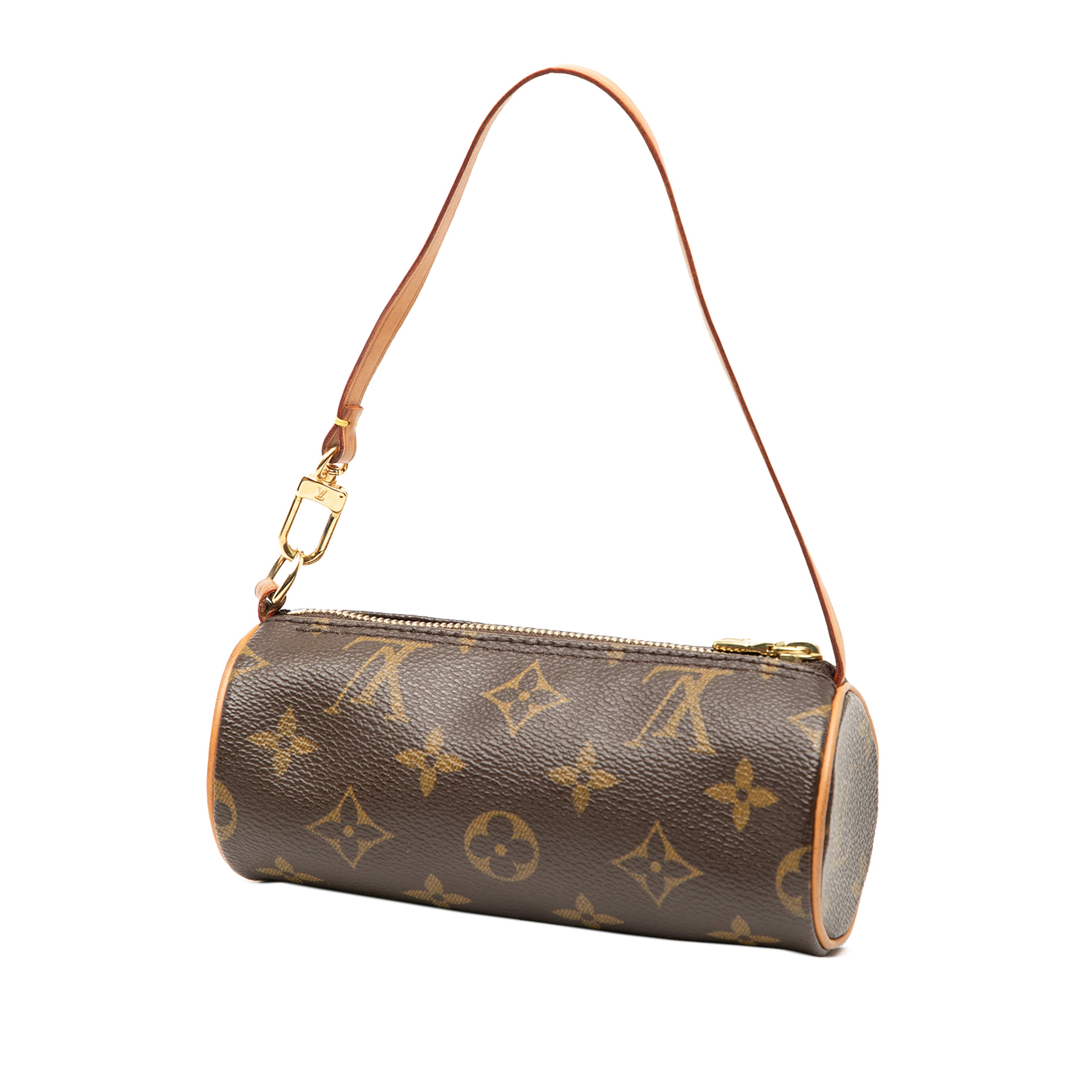Louis Vuitton Monogram Papillon Pochette, från Luxclusif, i färgen brown. Klicka för att öppna bilden i stort format