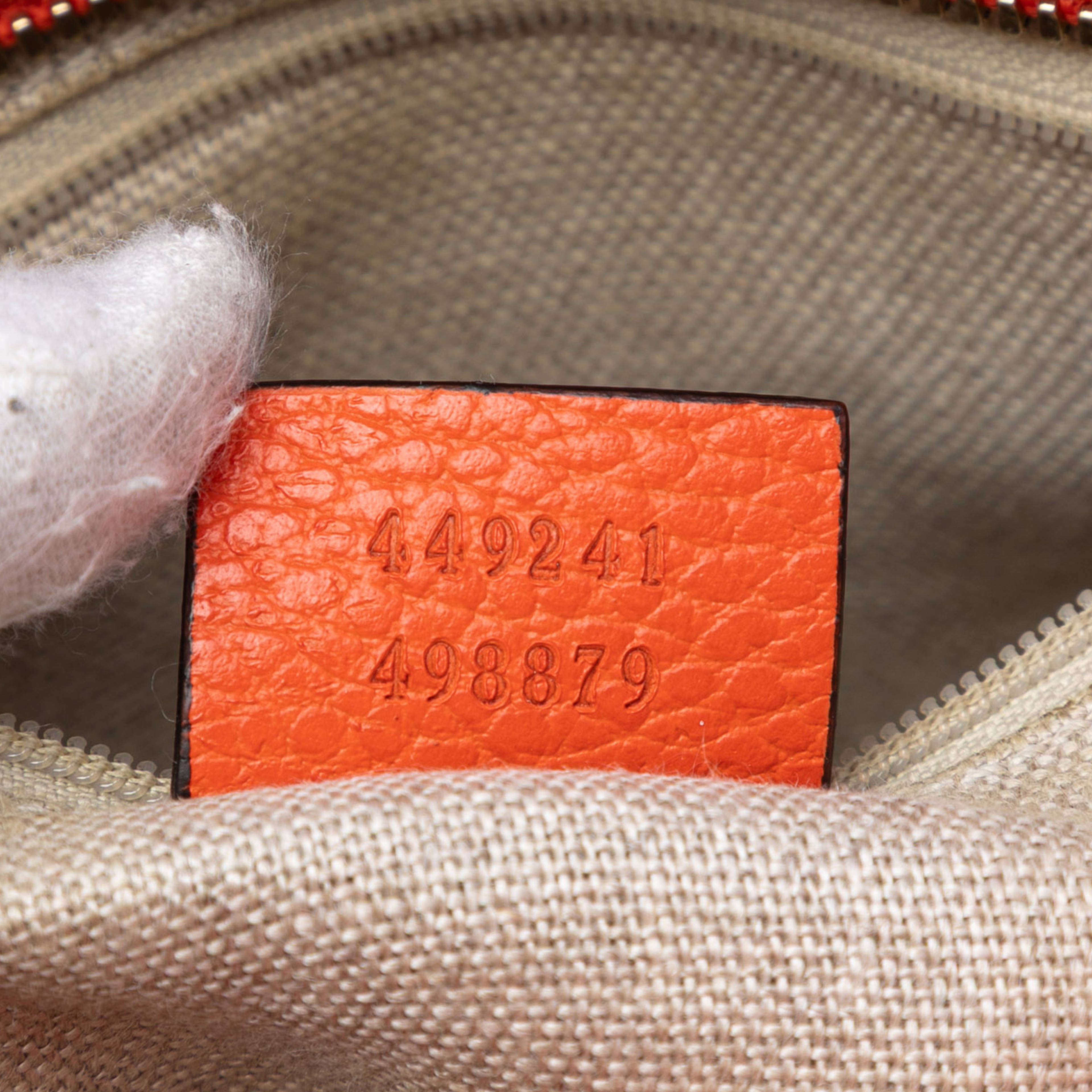 Gucci Small Gg Canvas Bree Satchel, från Luxclusif, i färgen beige. Klicka för att öppna bilden i stort format