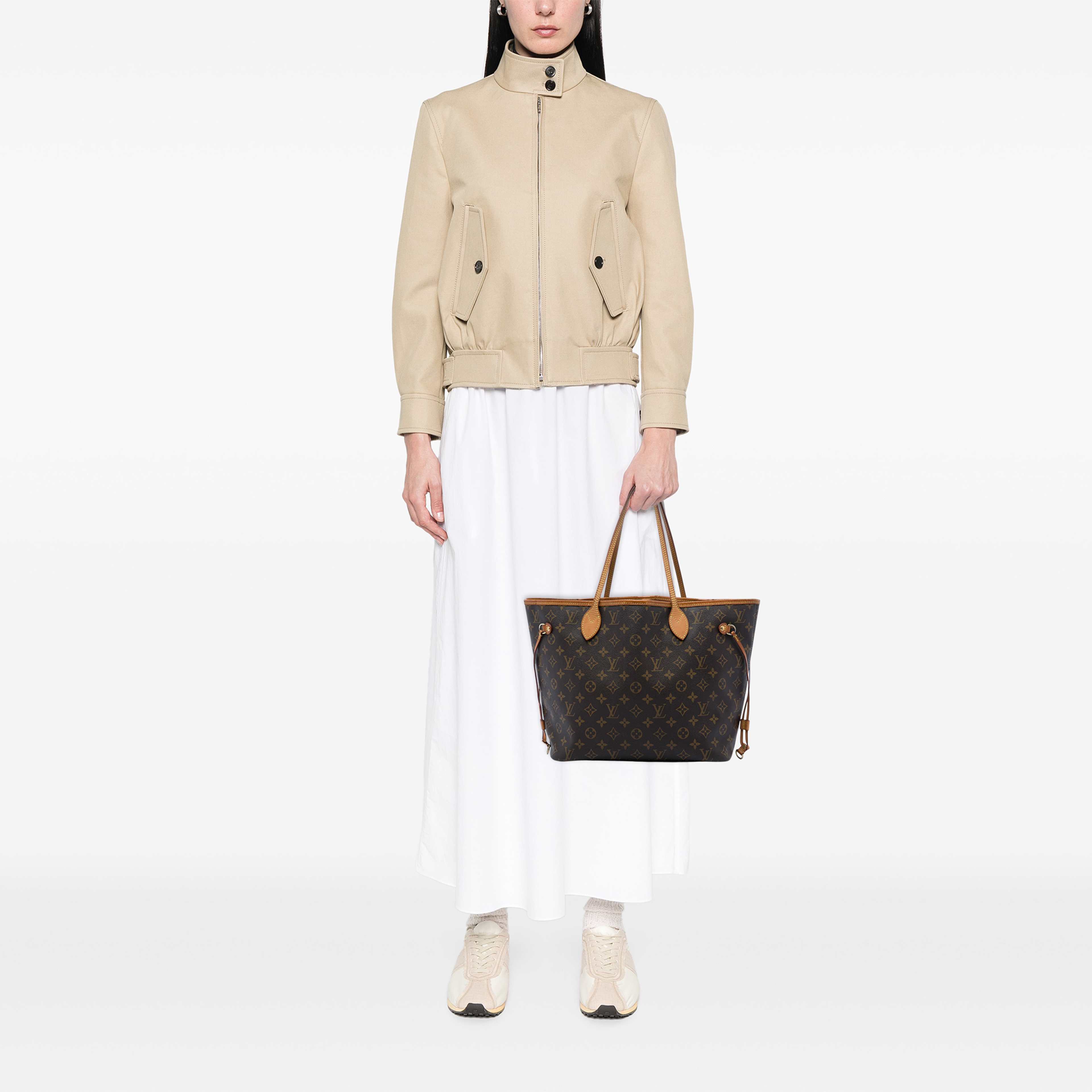 Louis Vuitton Monogram Neverfull Mm, från Luxclusif, i färgen brun. Klicka för att öppna bilden i stort format
