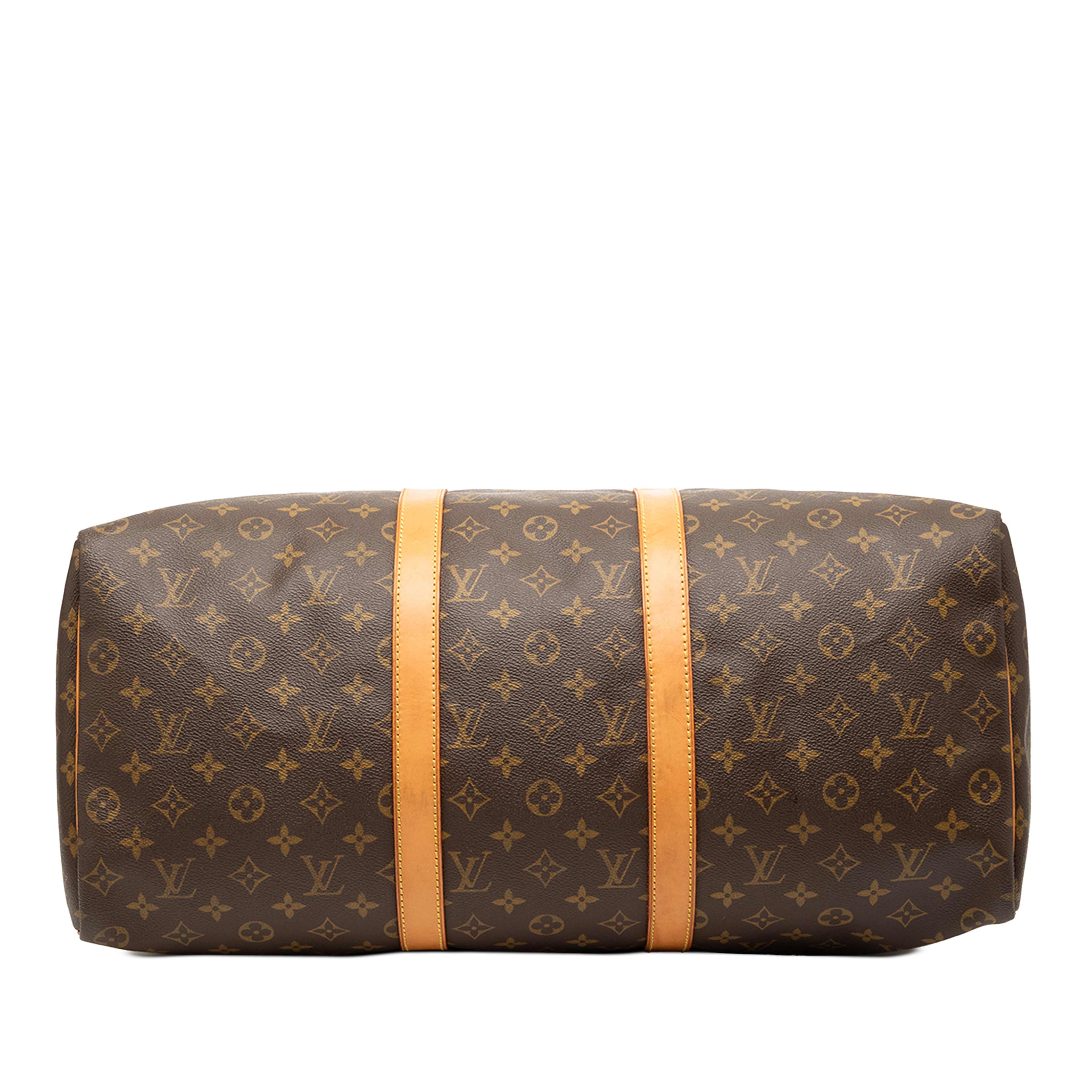 Louis Vuitton Monogram Keepall 50, från Luxclusif, i färgen brown. Klicka för att öppna bilden i stort format