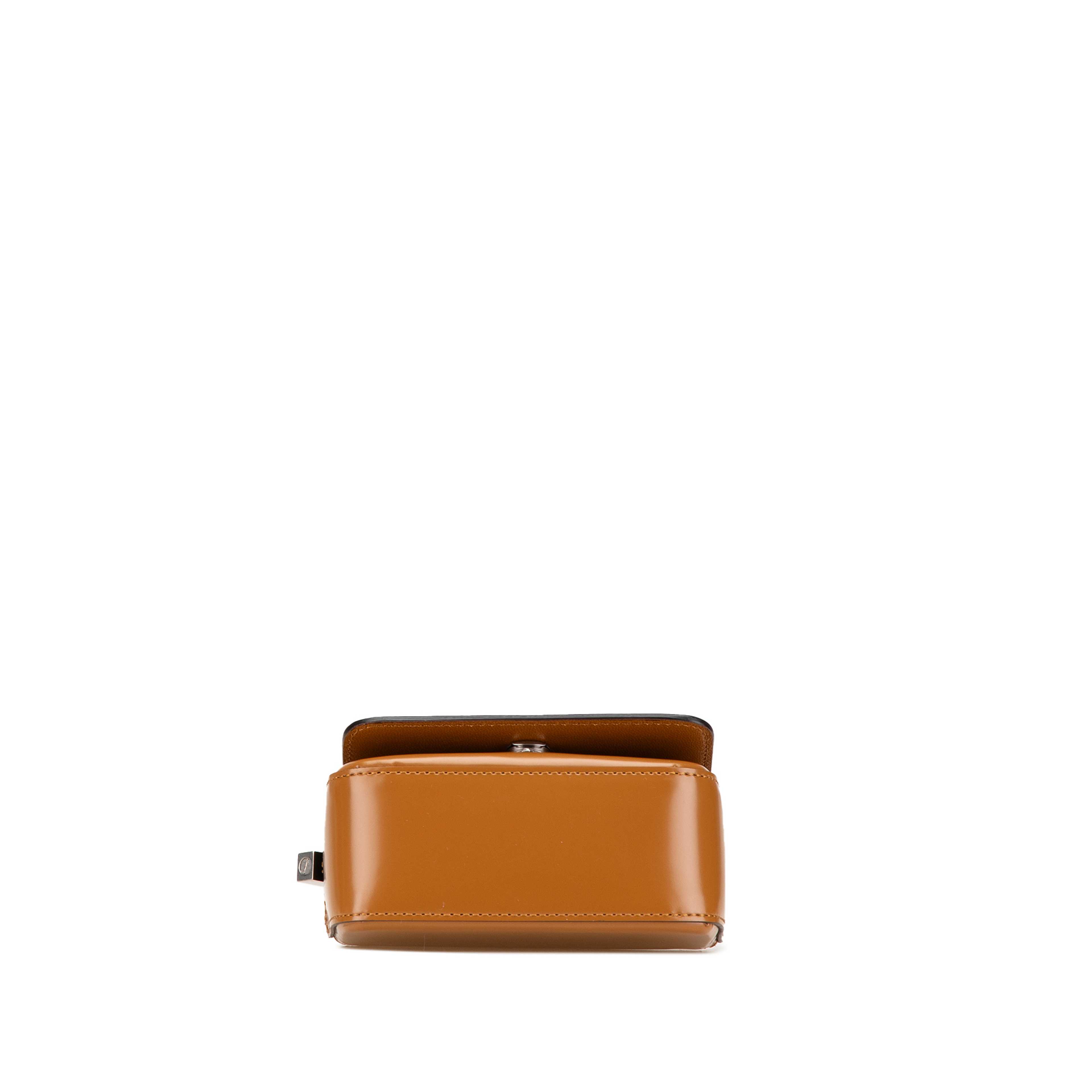 Fendi Nano Bag F Glossy Calfskin Handbag