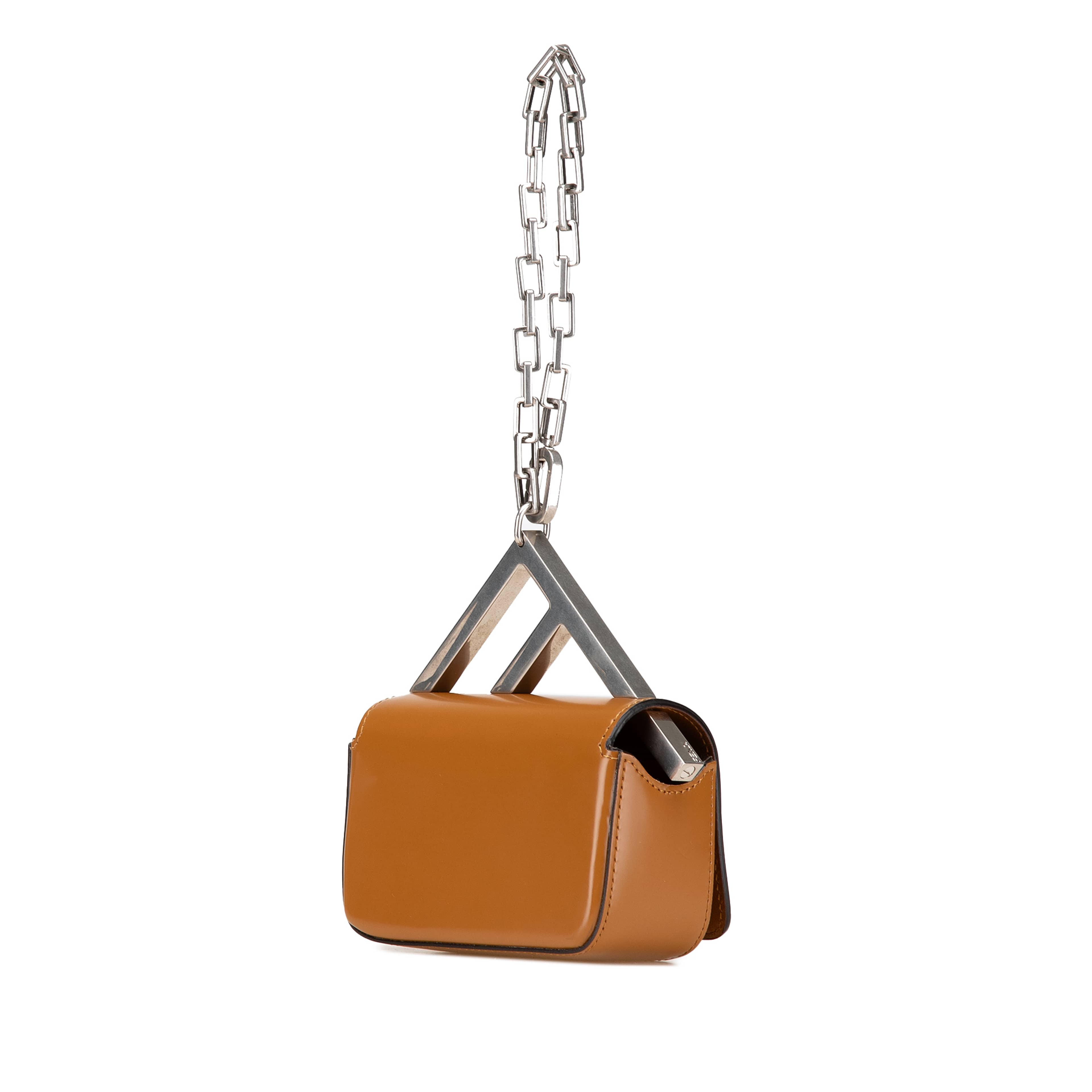 Fendi Nano Bag F Glossy Calfskin Handbag