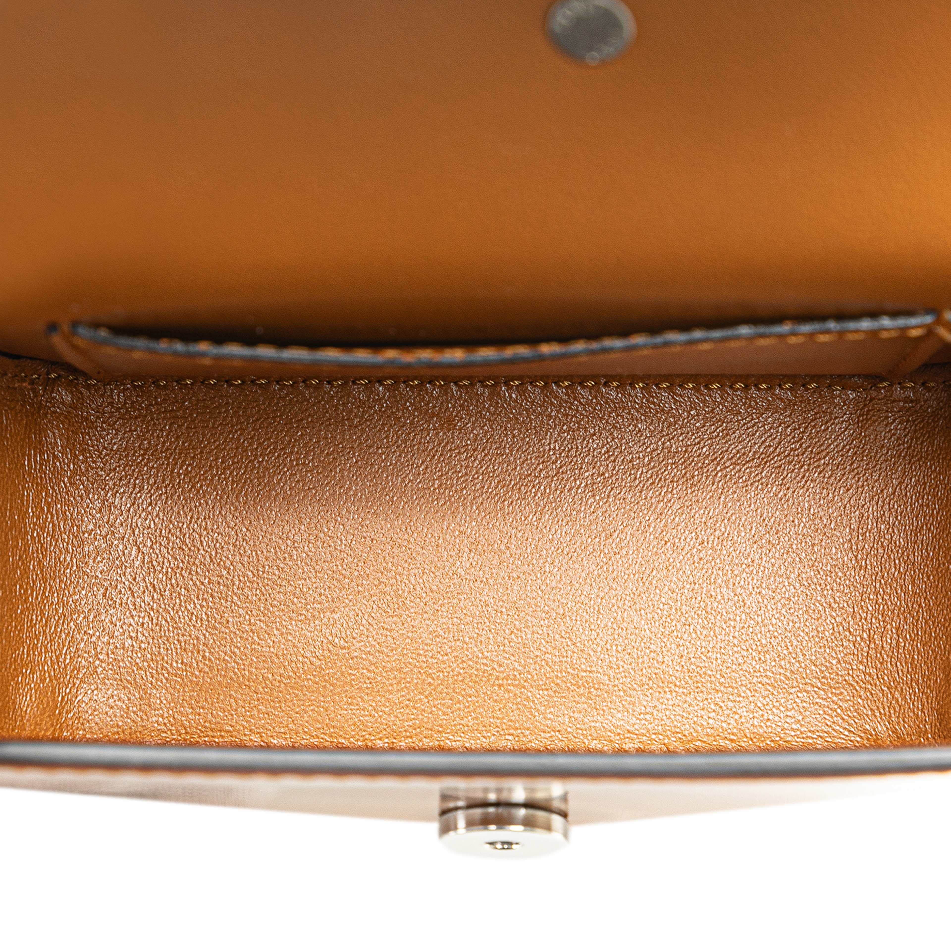 Fendi Nano Bag F Glossy Calfskin Handbag