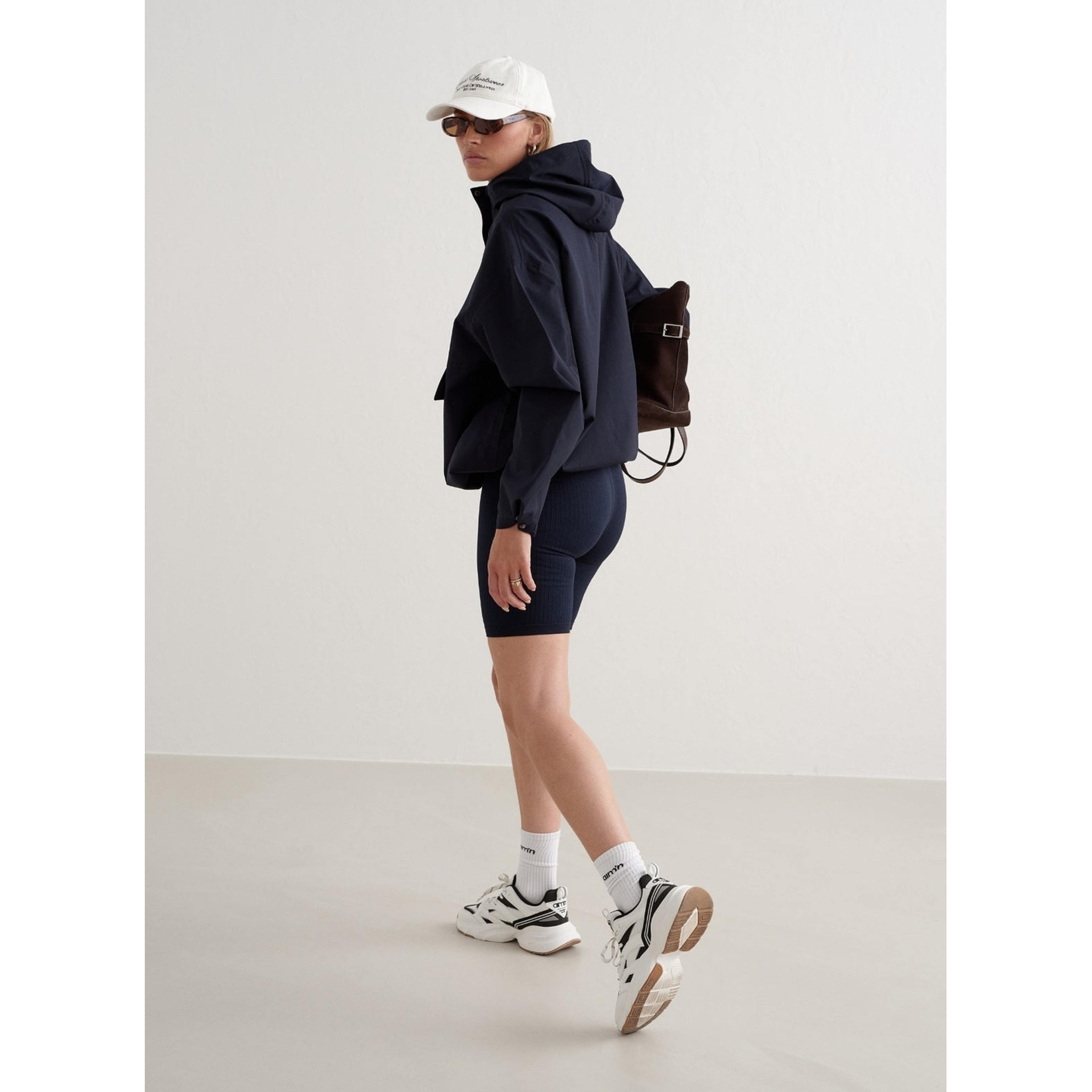 Navy Waterproof Oversized Anorak