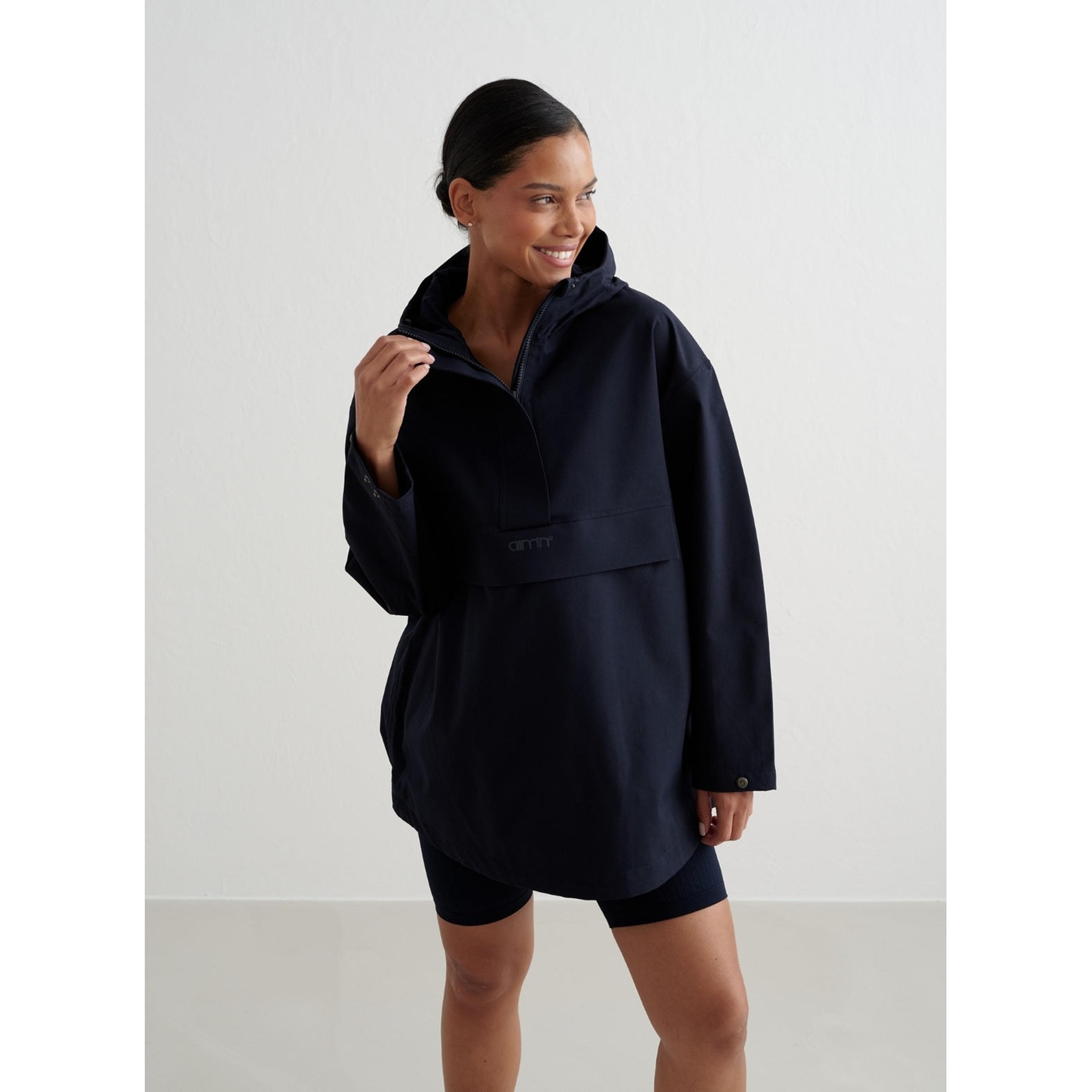 Navy Waterproof Oversized Anorak