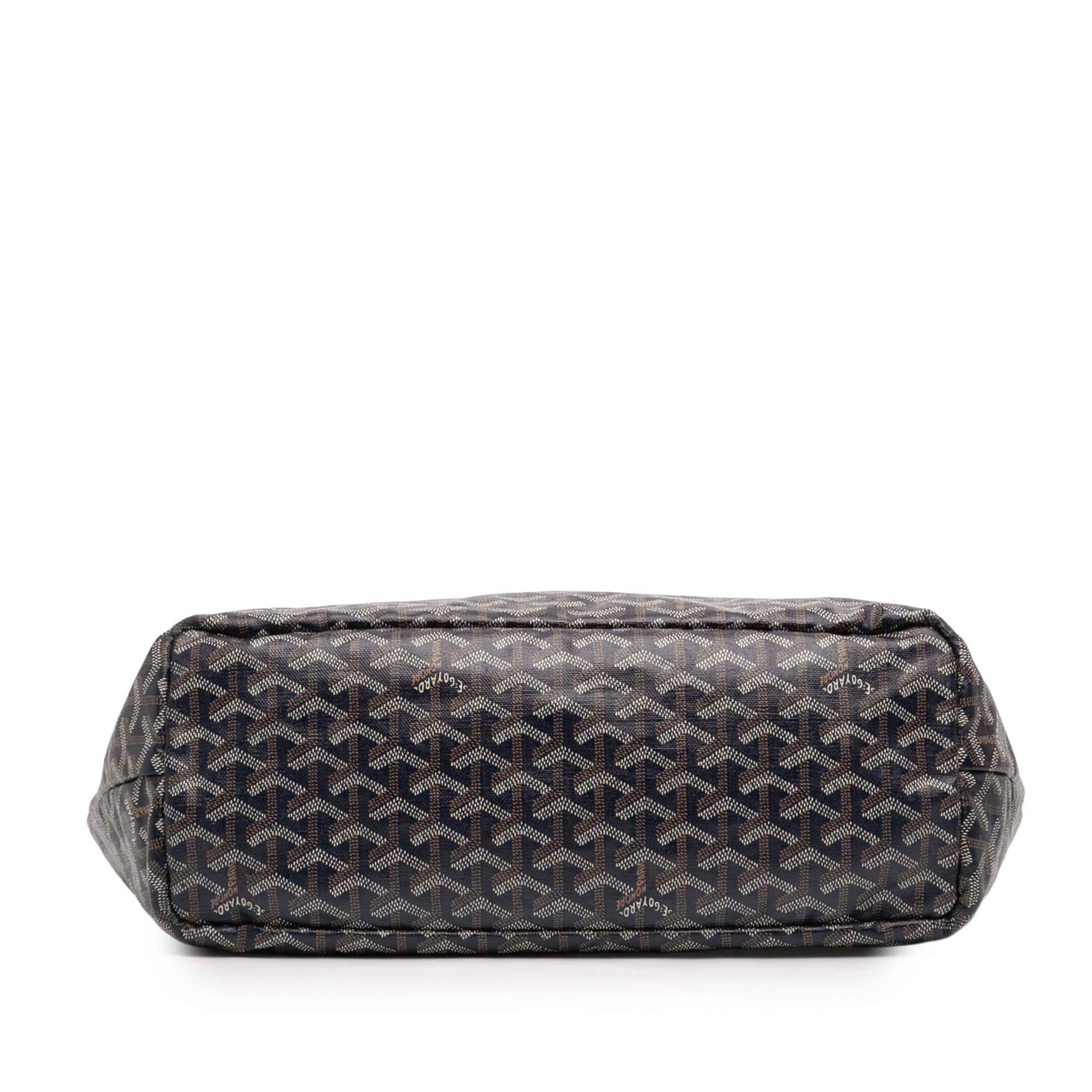 Goyard Goyardine Saint Louis Pm, från Luxclusif, i färgen blå. Klicka för att öppna bilden i stort format