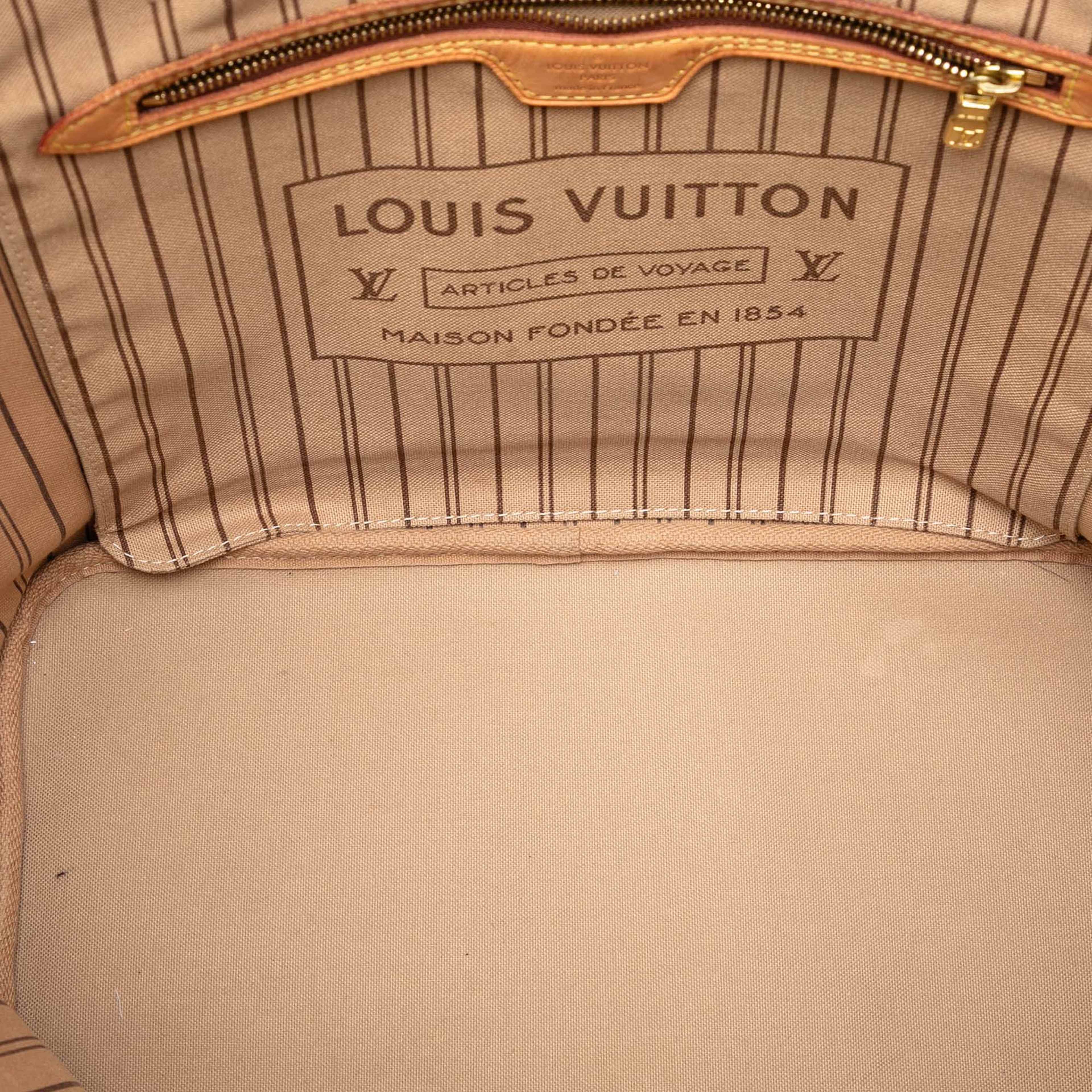 Louis Vuitton Monogram Neverfull Mm, från Luxclusif, i färgen brown. Klicka för att öppna bilden i stort format