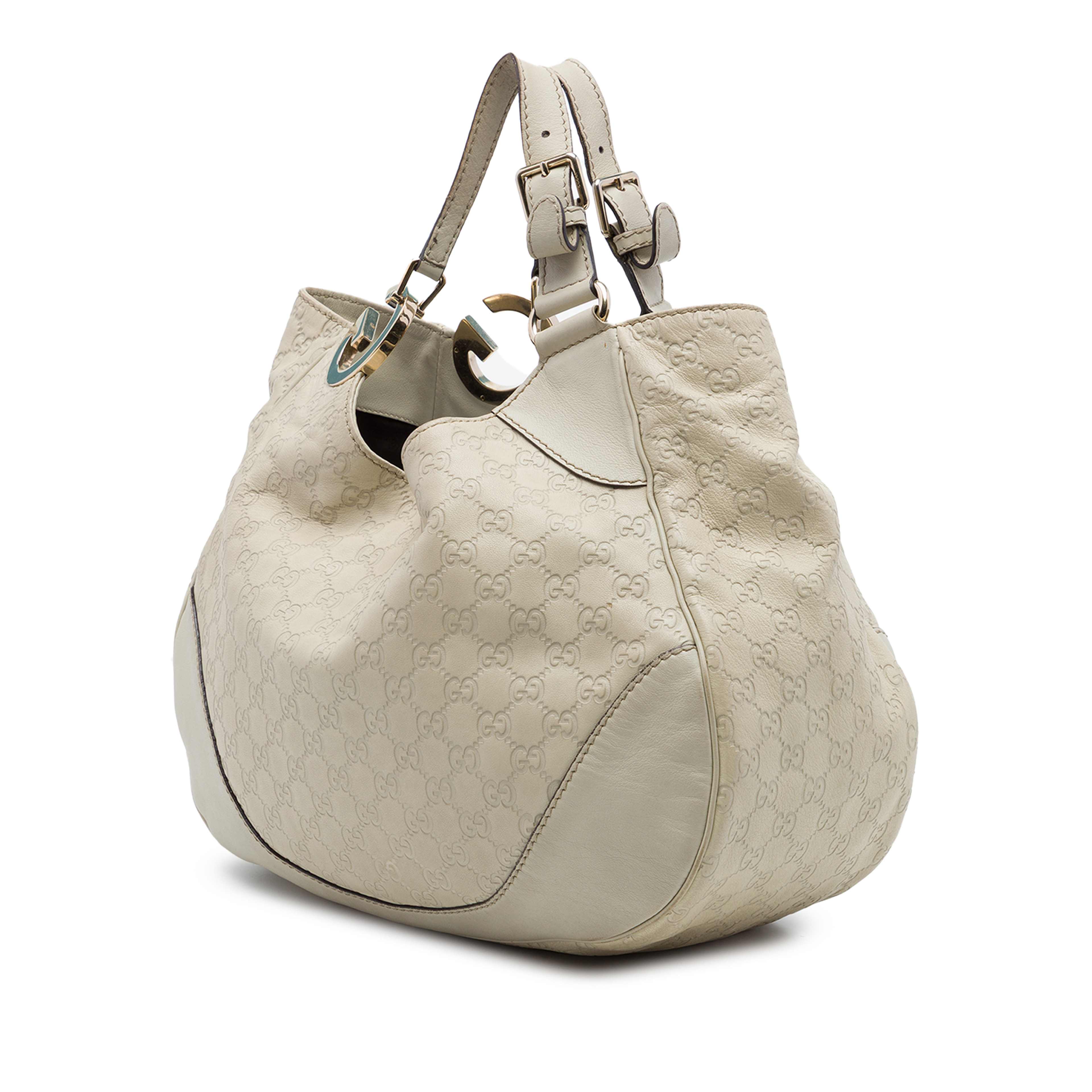 Gucci Guccissima Charlotte Tote, från Luxclusif, i färgen brun. Klicka för att öppna bilden i stort format