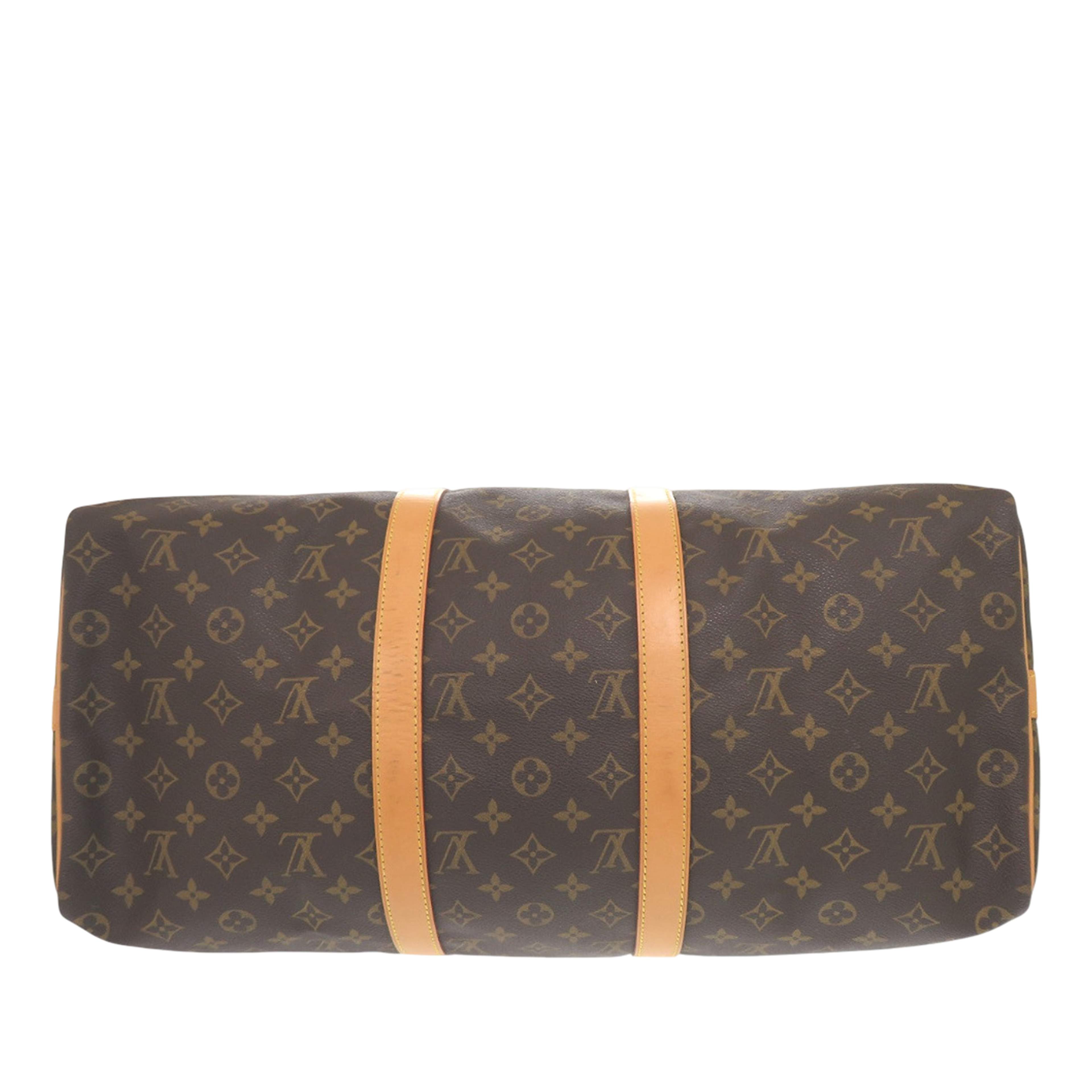 Louis Vuitton Monogram Keepall Bandouliere 50, från Luxclusif, i färgen brown. Klicka för att öppna bilden i stort format