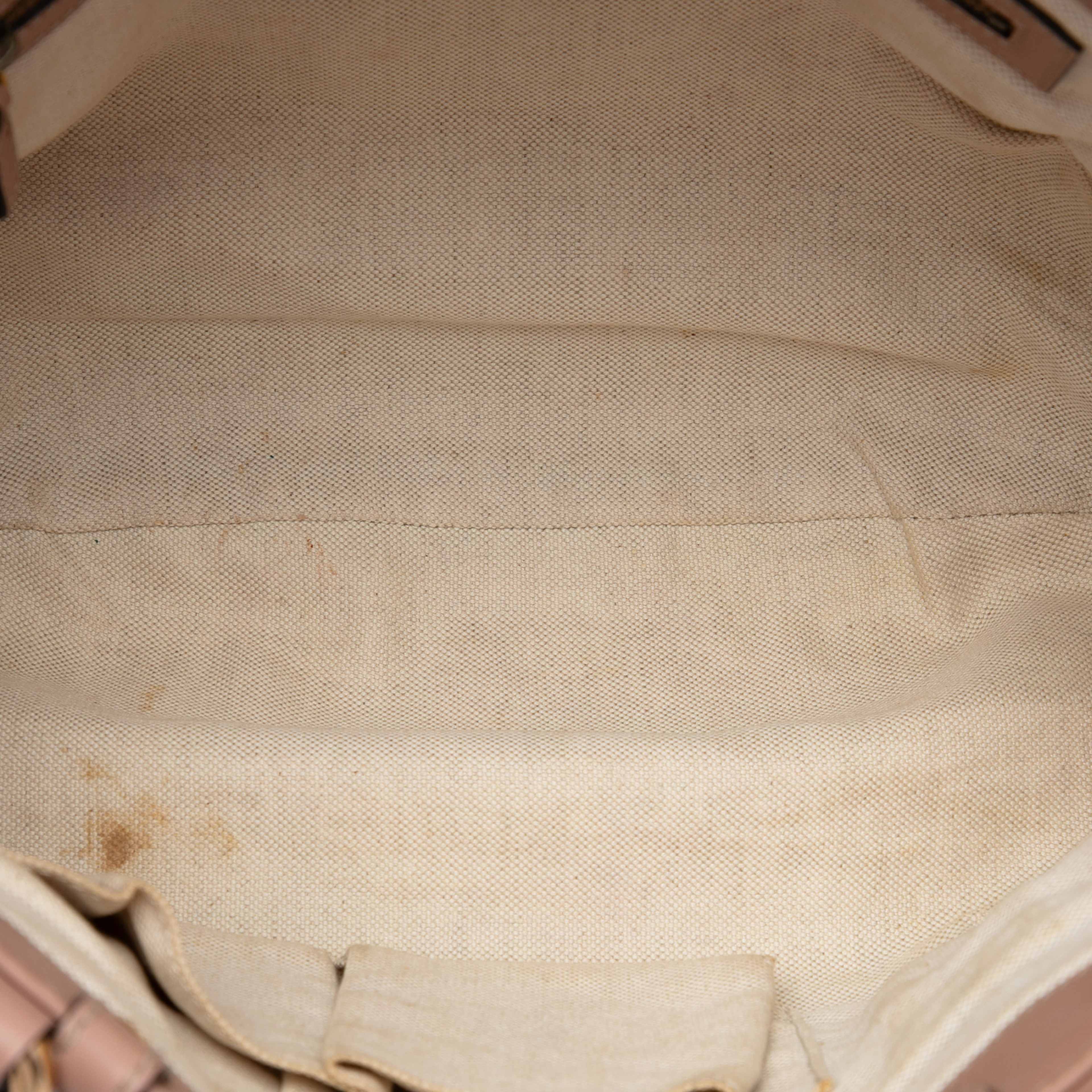 Gucci Guccissima Scarlett Tote, från Luxclusif, i färgen brun. Klicka för att öppna bilden i stort format