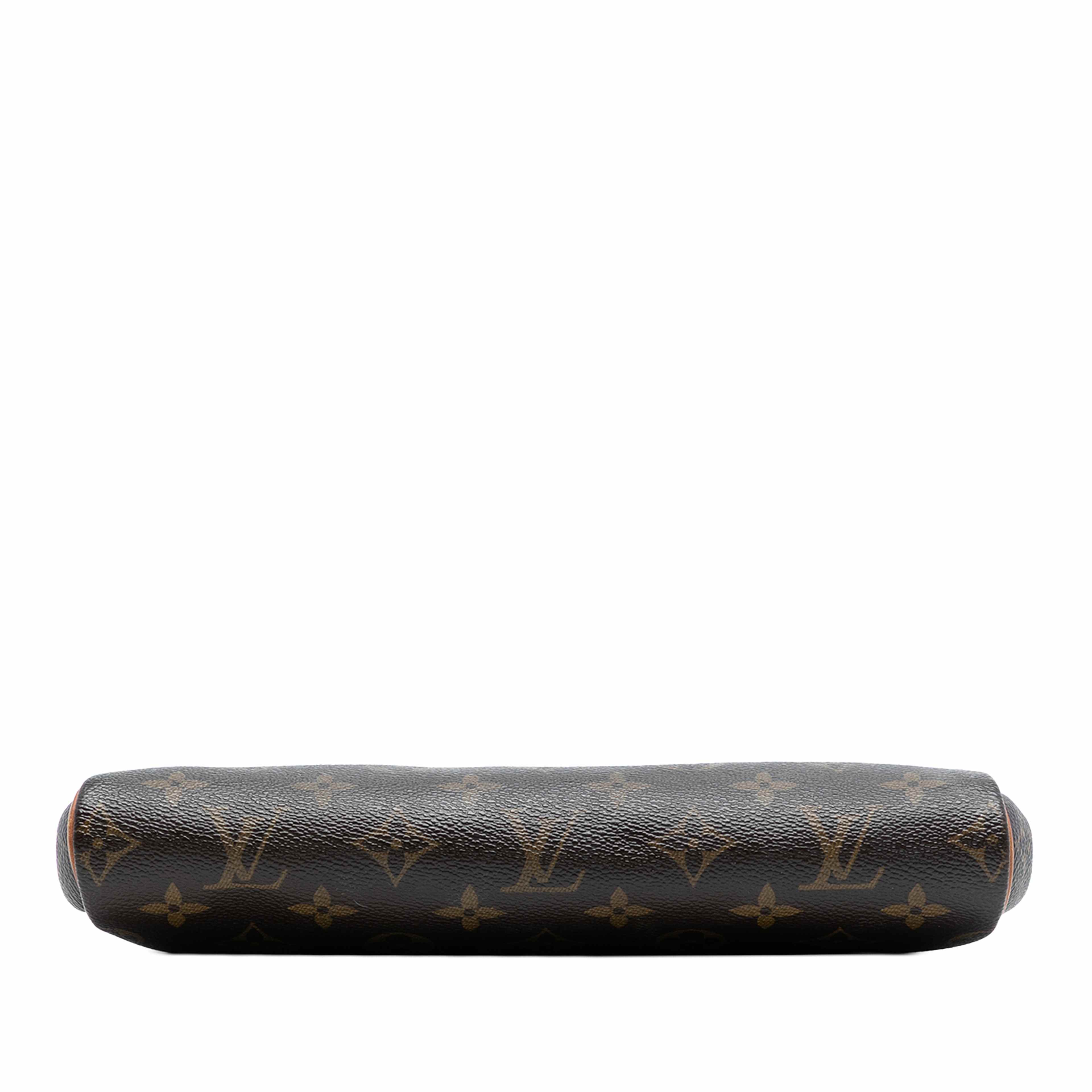 Louis Vuitton Monogram Eva, från Luxclusif, i färgen brown. Klicka för att öppna bilden i stort format