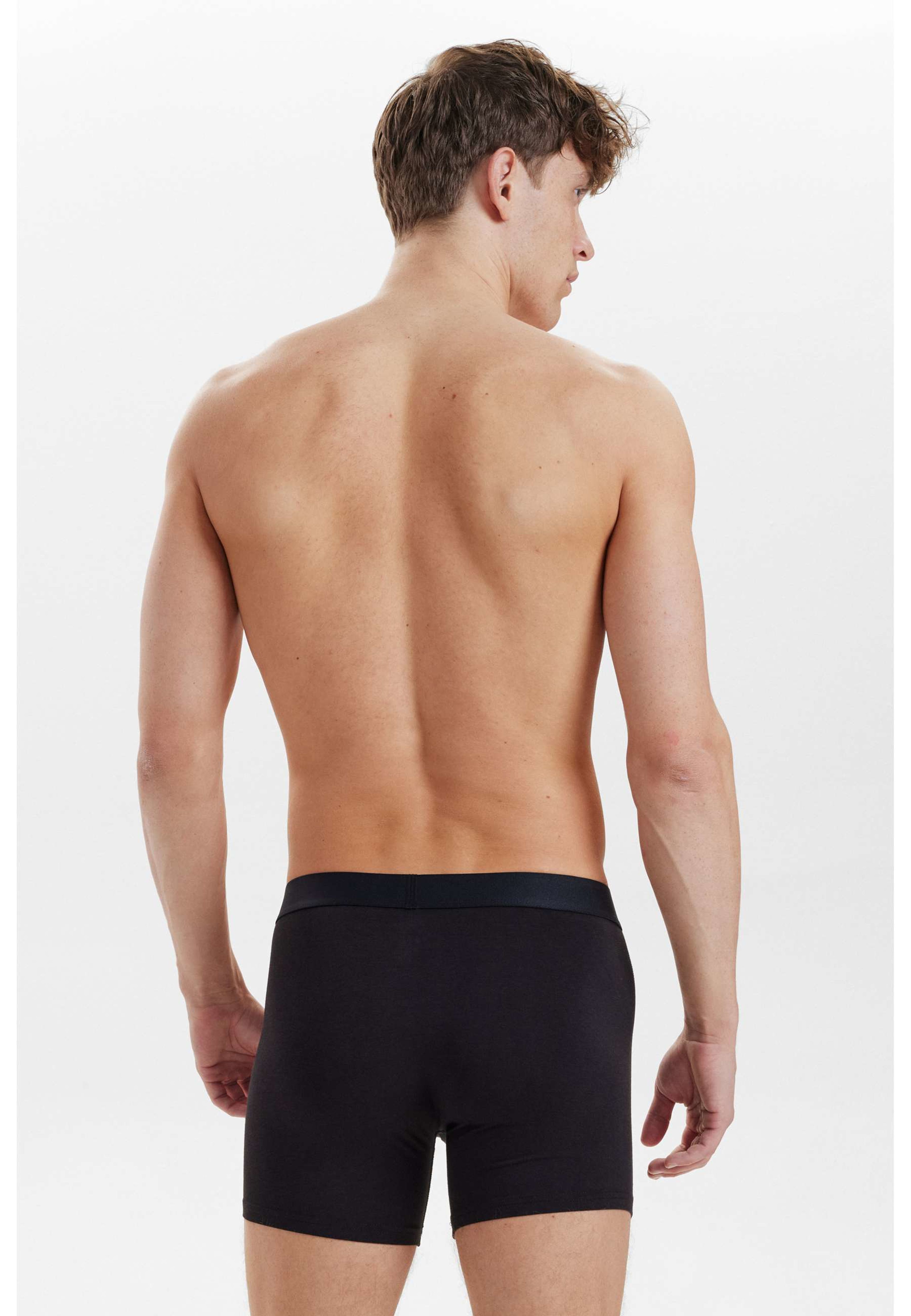 Bambu, Boxers (extra Längd), 3-pack, Svart