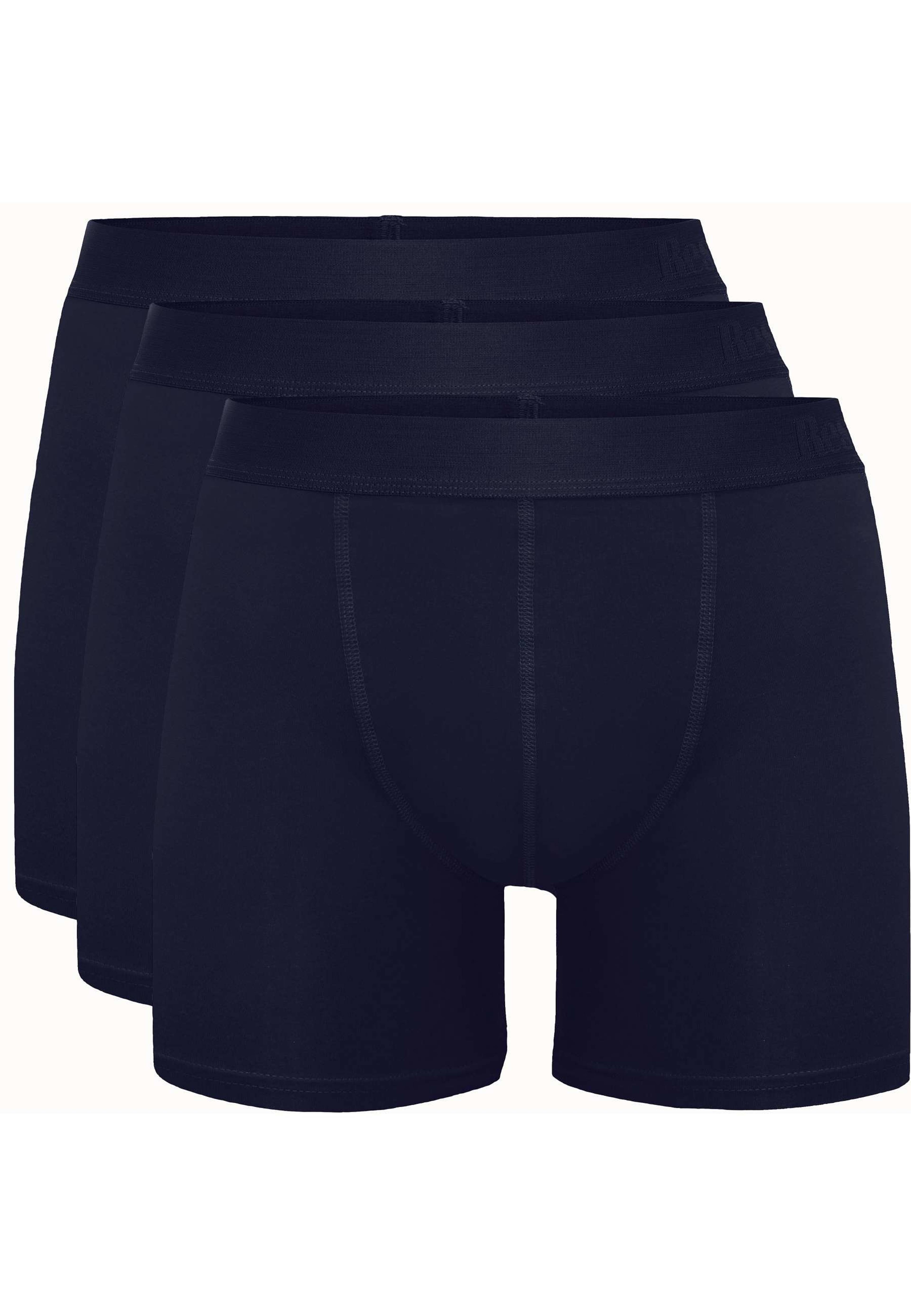 Bambu, Boxers (extra Längd), 3-pack, Svart