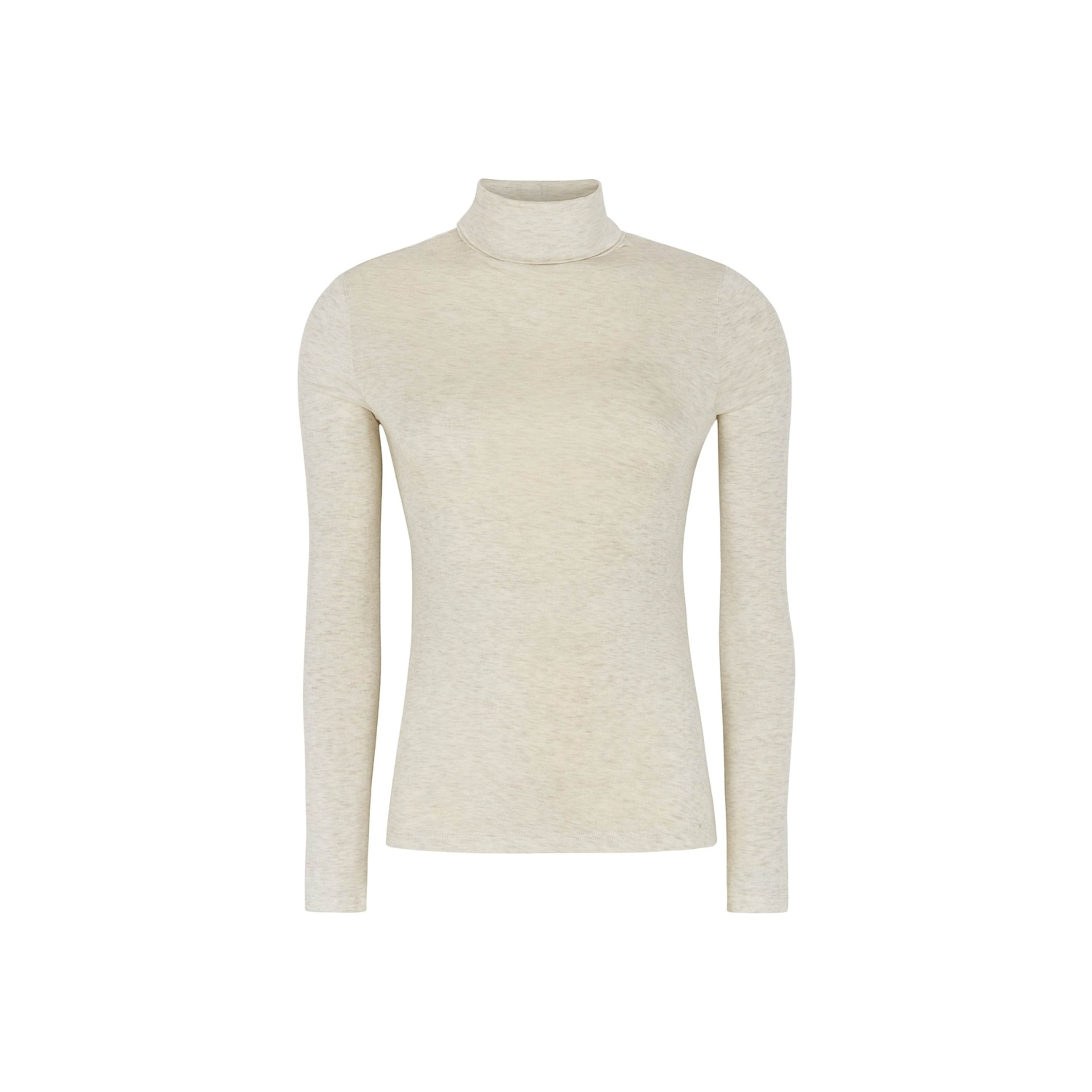 Srroman Roll Neck - Arctic Wolf Melange