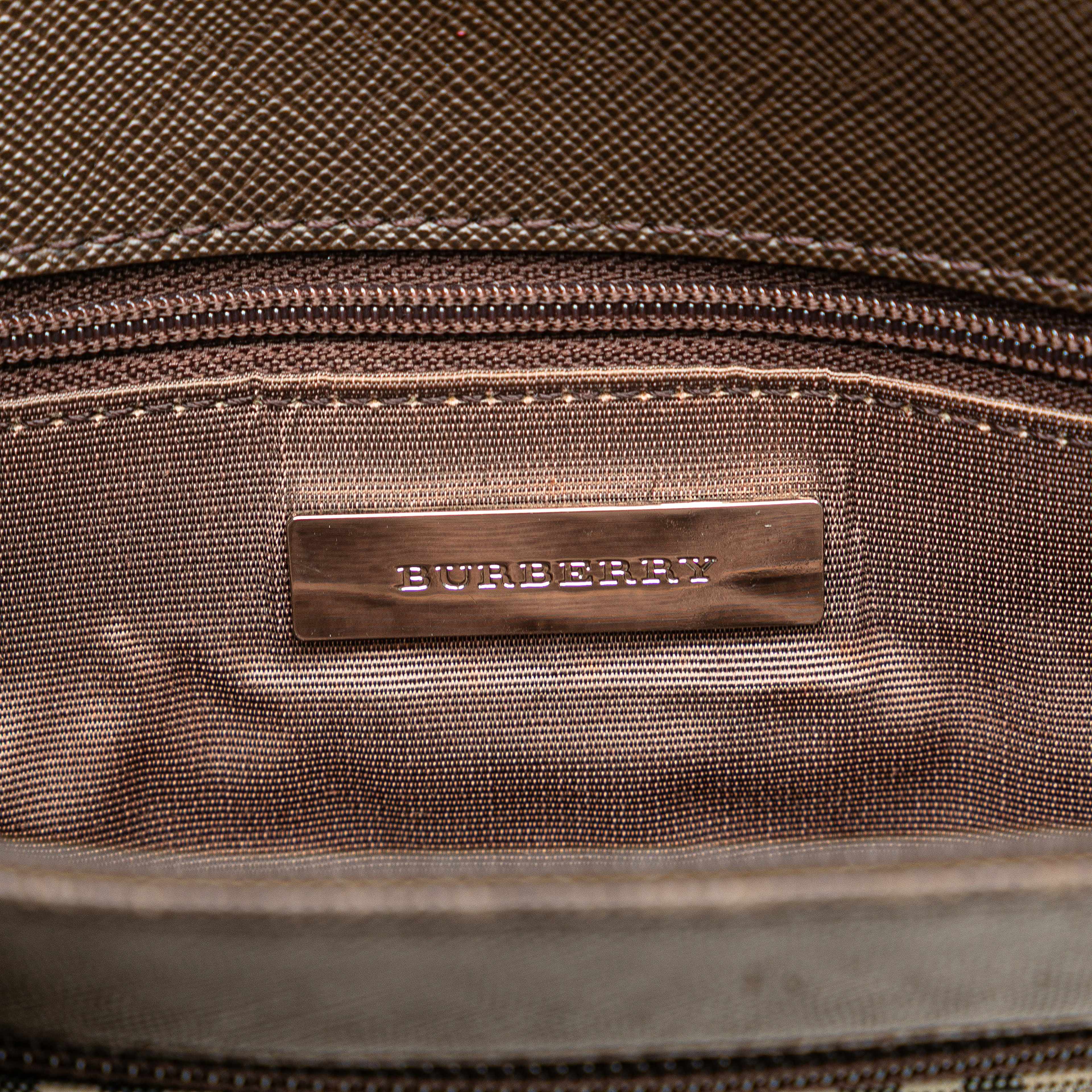Burberry House Check Canvas Crossbody