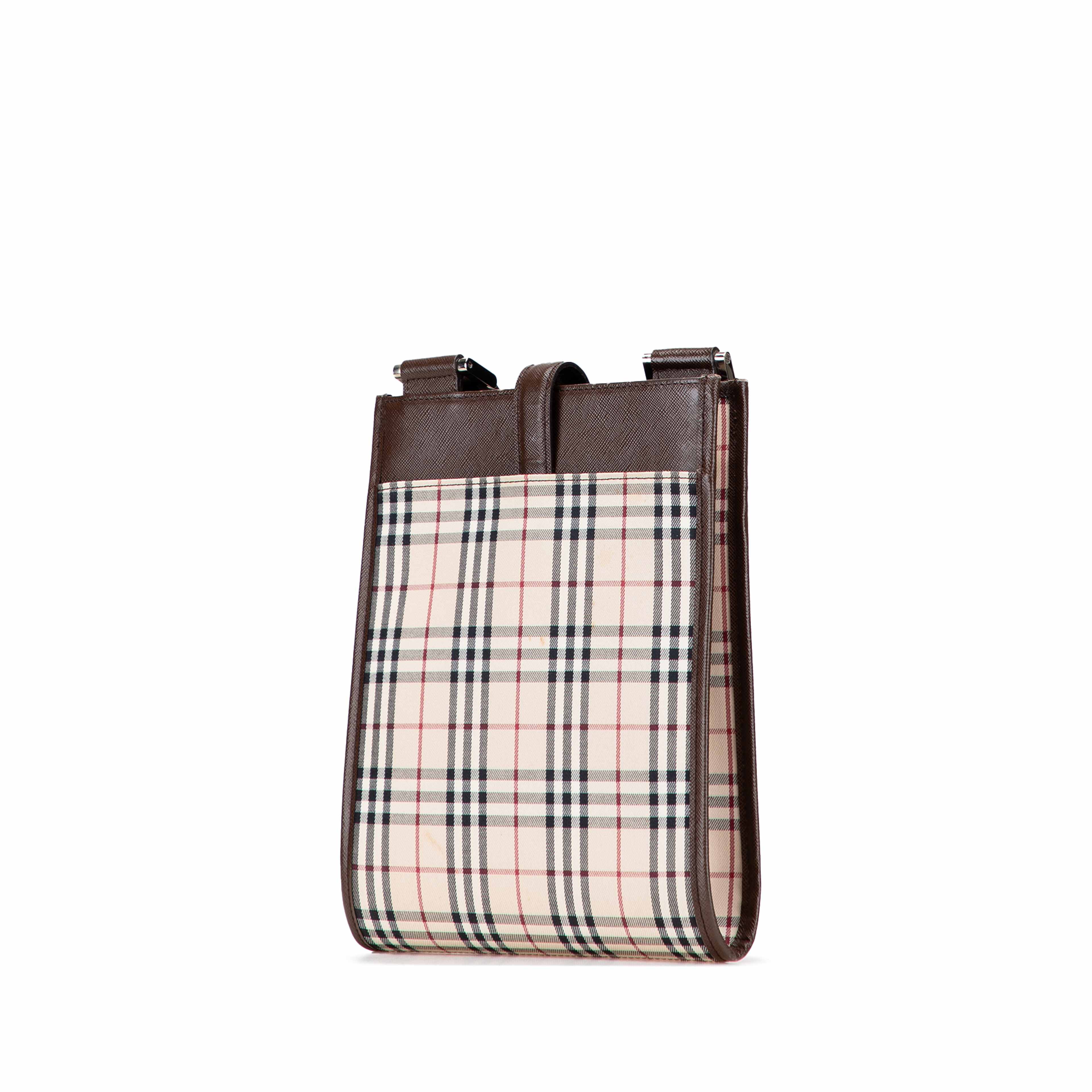 Burberry House Check Canvas Crossbody