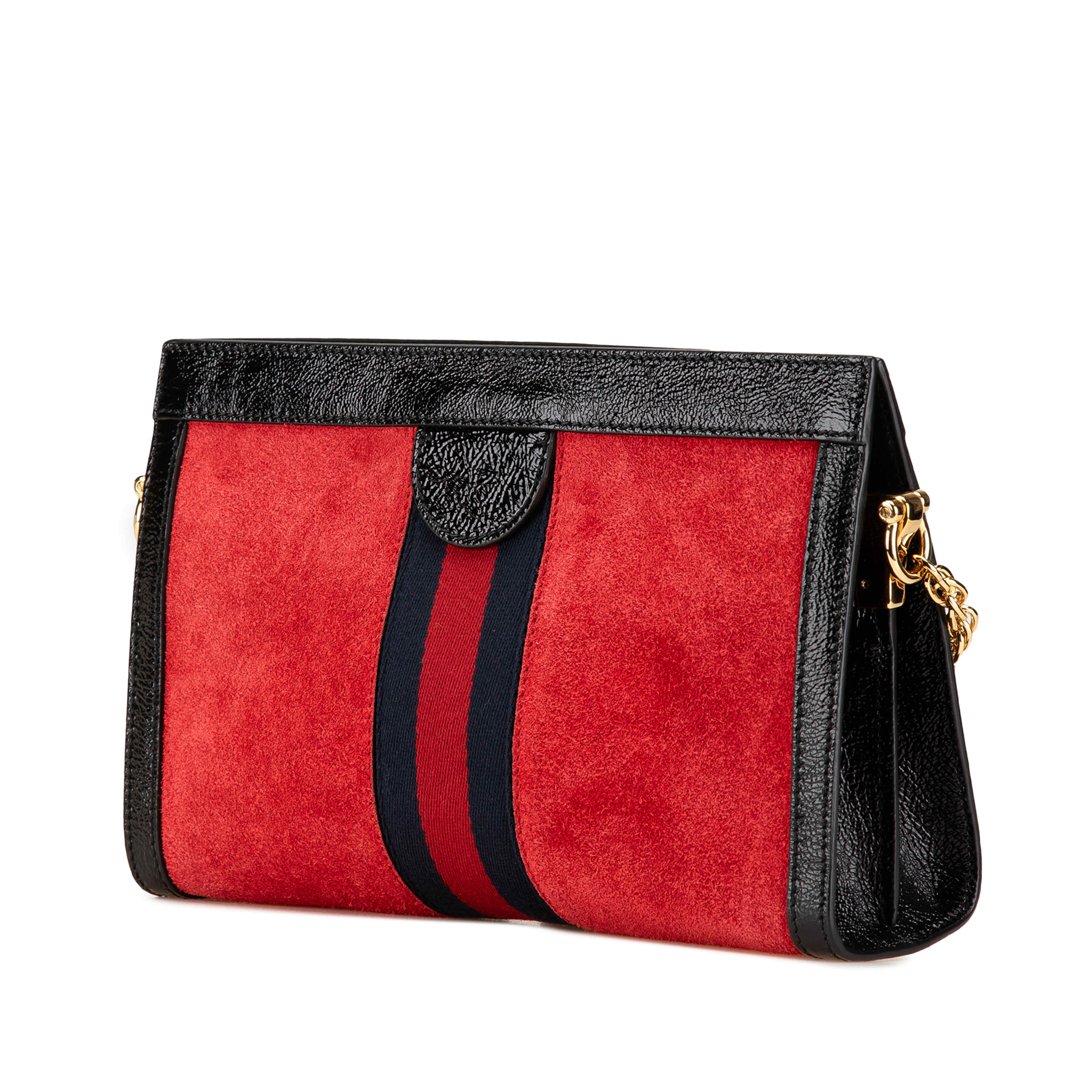 Gucci Small Suede Ophidia Chain Crossbody