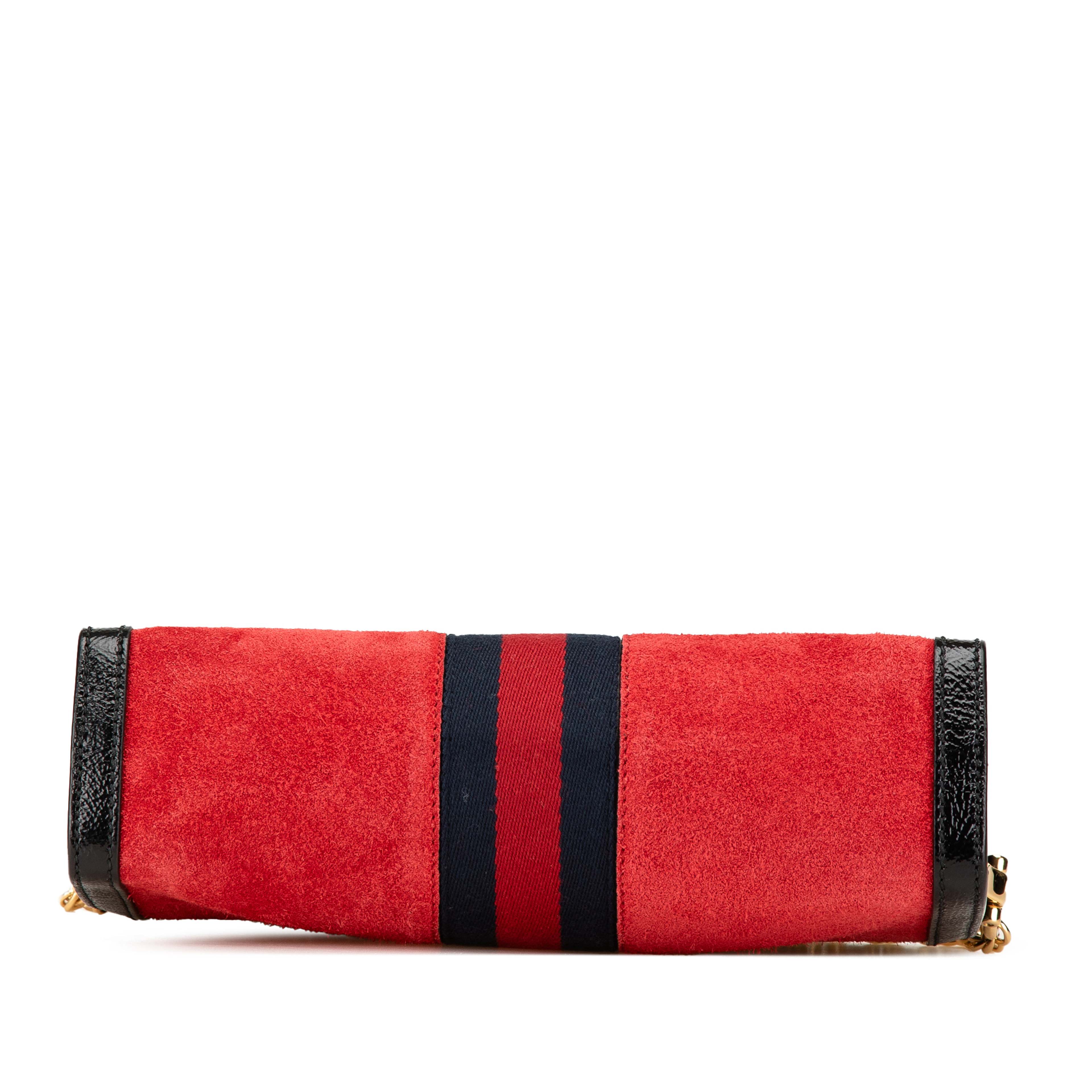Gucci Small Suede Ophidia Chain Crossbody