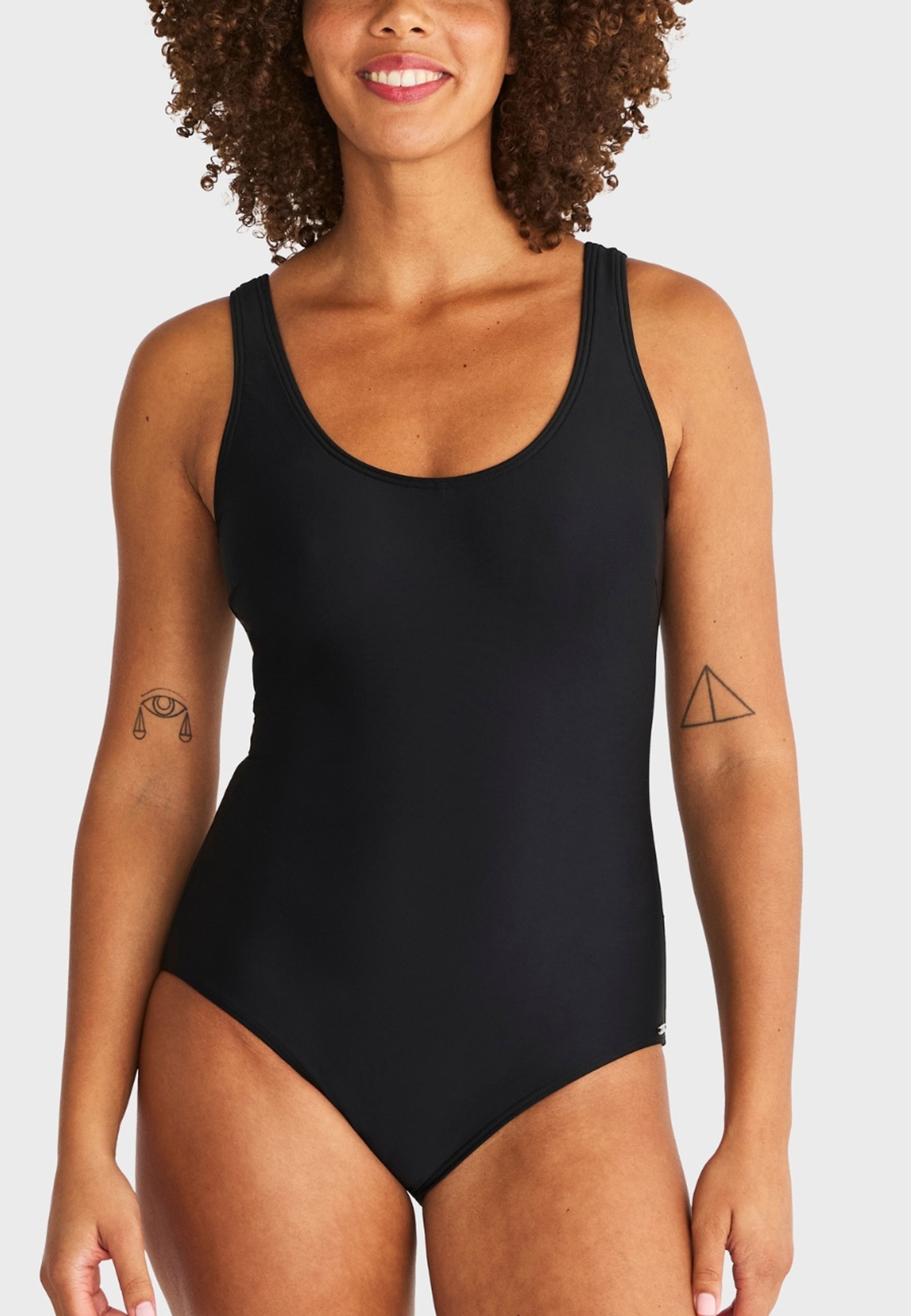 Rimini Excellent Baddräkt, från Swegmark, i färgen svart. Klicka för att öppna bilden i stort format