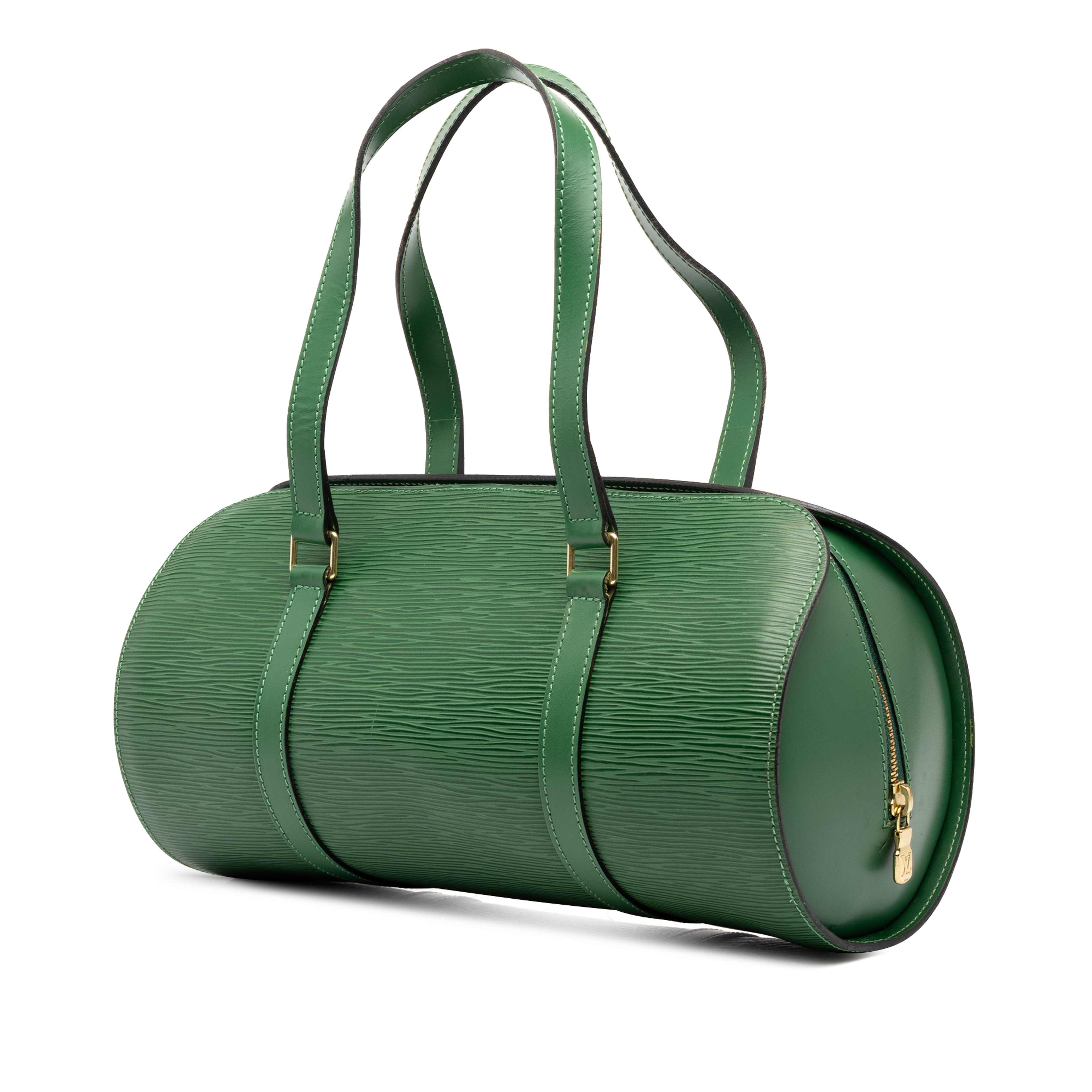 Louis Vuitton Epi Soufflot, från Luxclusif, i färgen grön. Klicka för att öppna bilden i stort format