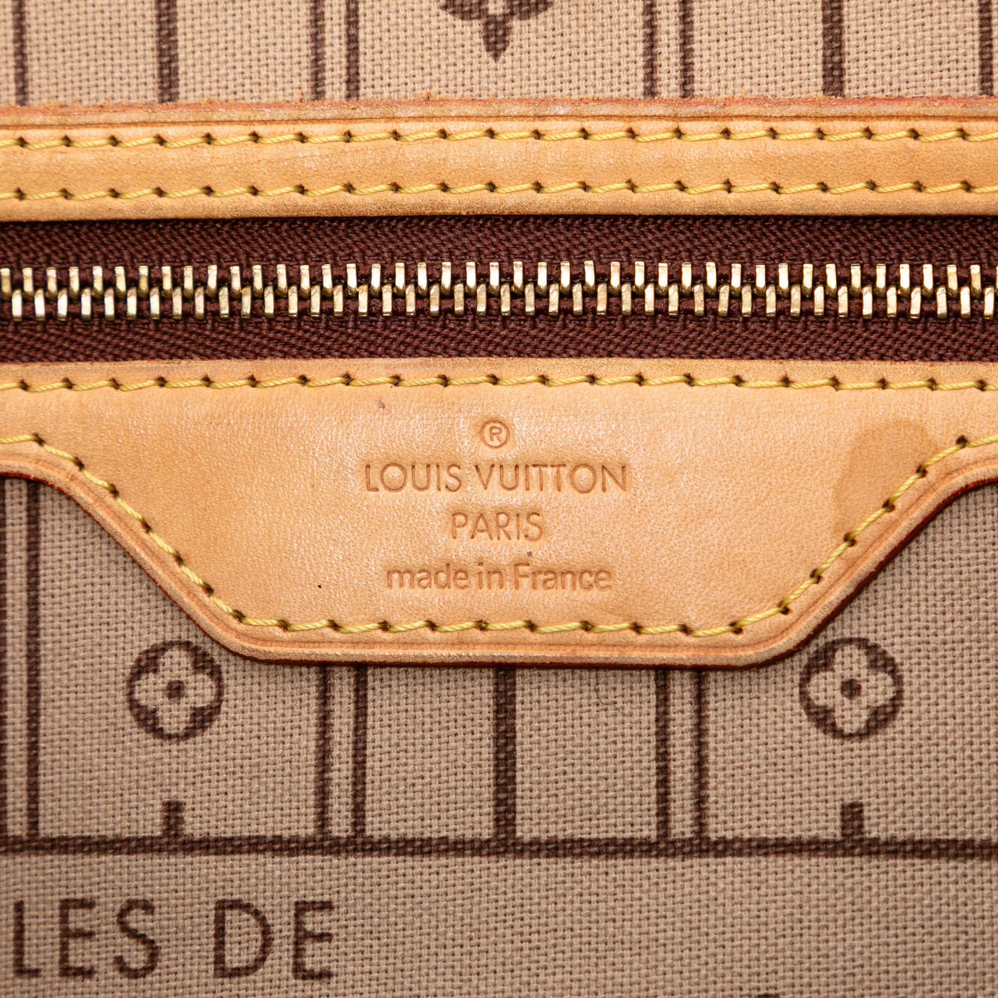 Louis Vuitton Monogram Neverfull Gm, från Luxclusif, i färgen brown. Klicka för att öppna bilden i stort format
