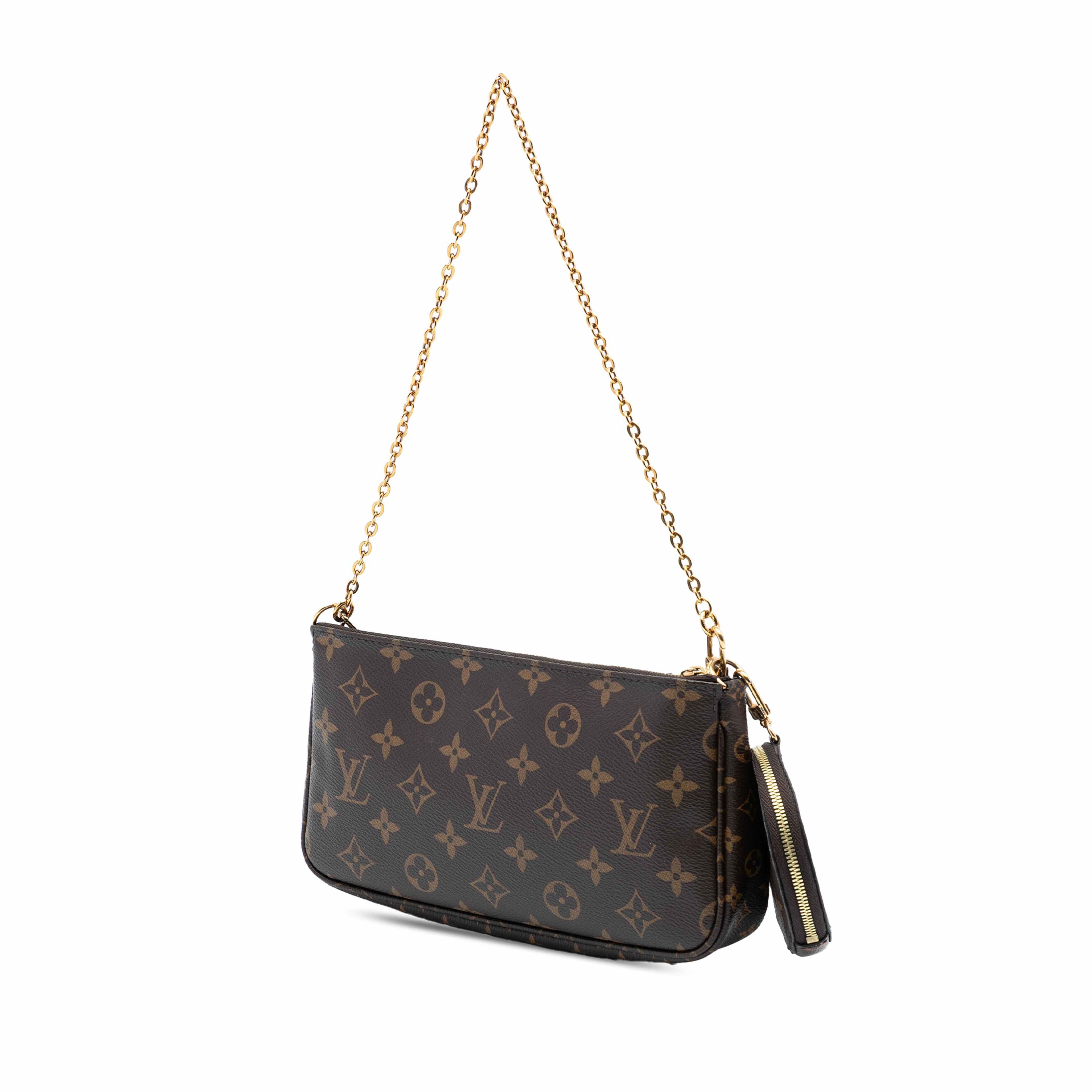Louis Vuitton Monogram Multi Pochette Accessoires, från Luxclusif, i färgen brown. Klicka för att öppna bilden i stort format
