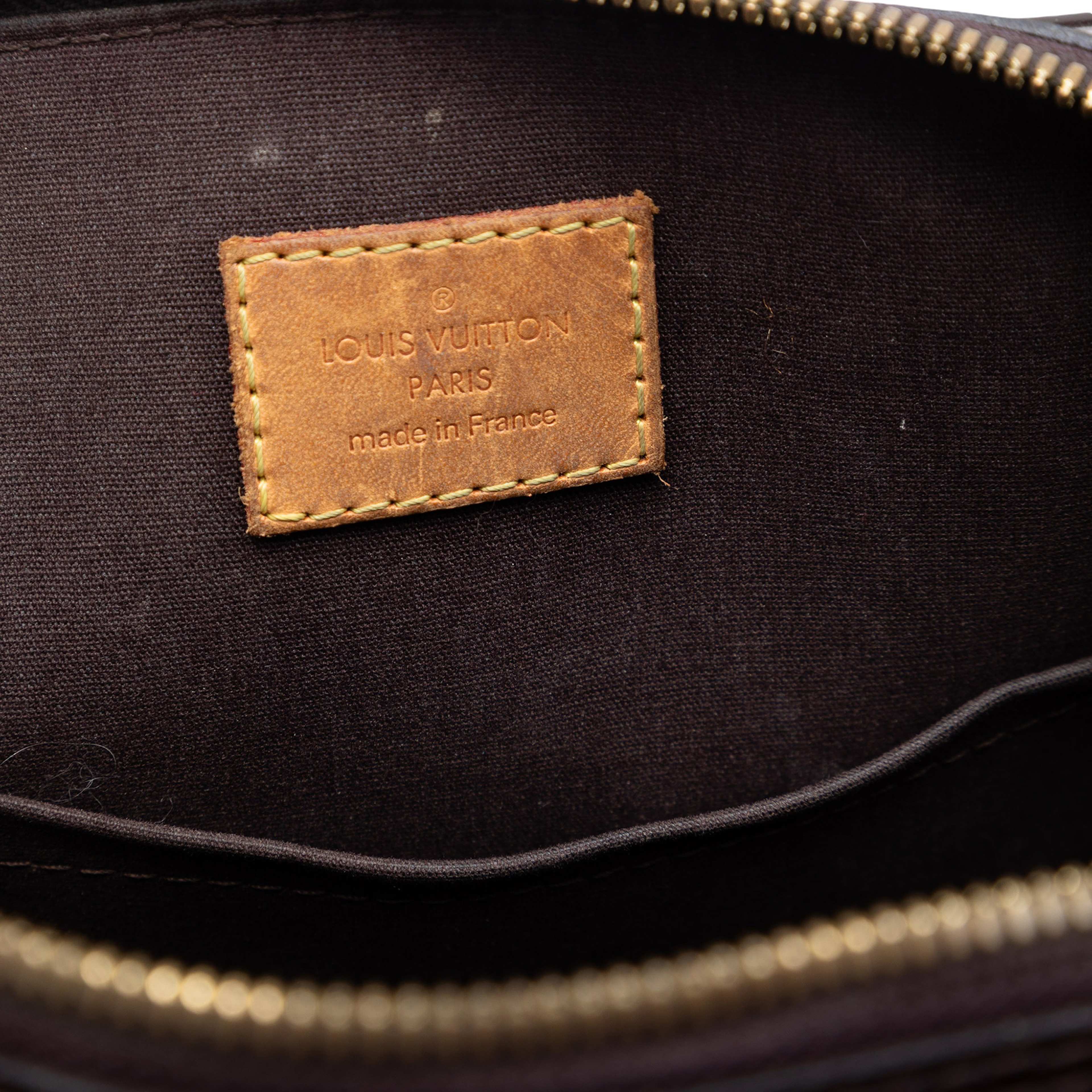 Louis Vuitton Monogram Vernis Alma Pm, från Luxclusif, i färgen plum. Klicka för att öppna bilden i stort format