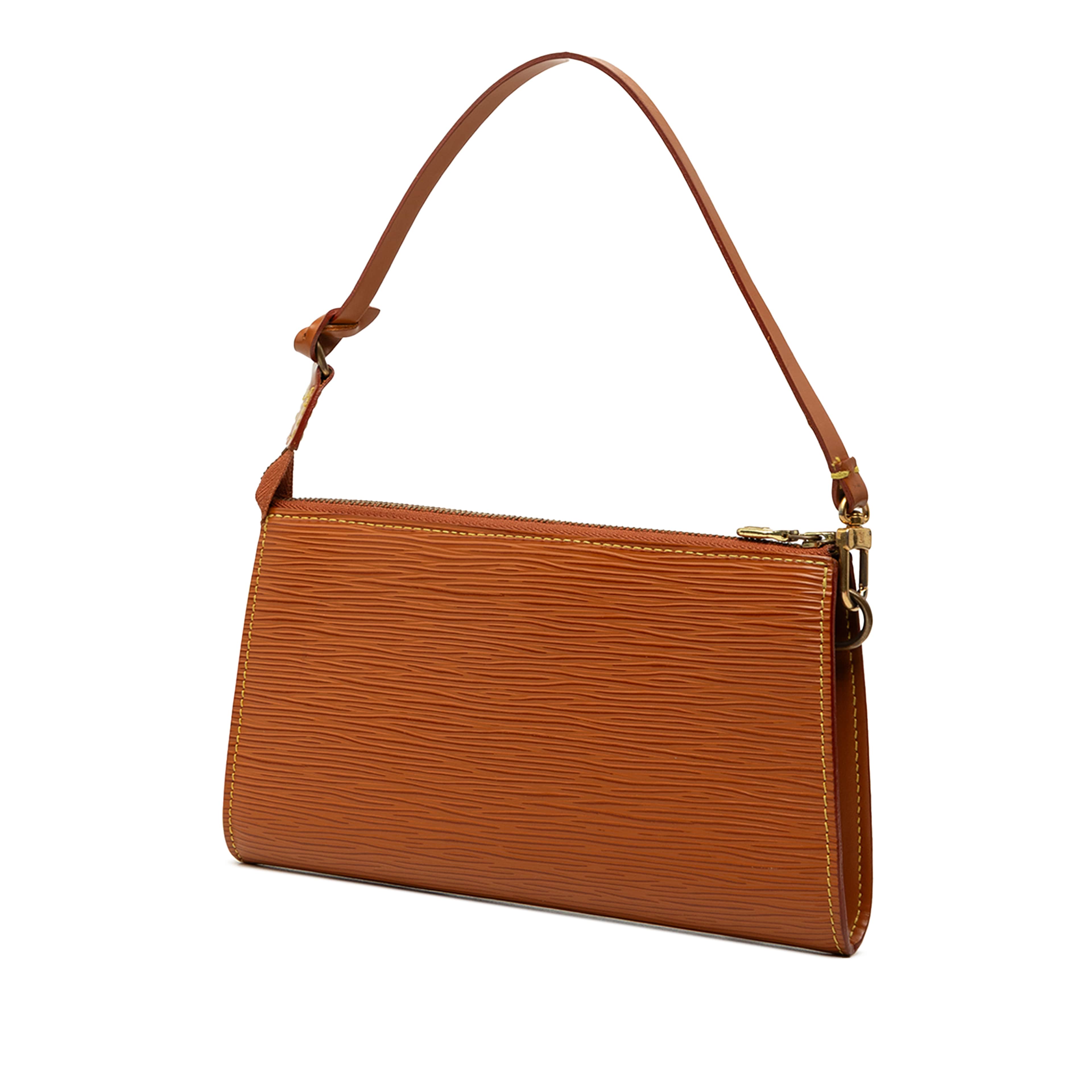Louis Vuitton Epi Pochette Accessoires, från Luxclusif, i färgen brun. Klicka för att öppna bilden i stort format