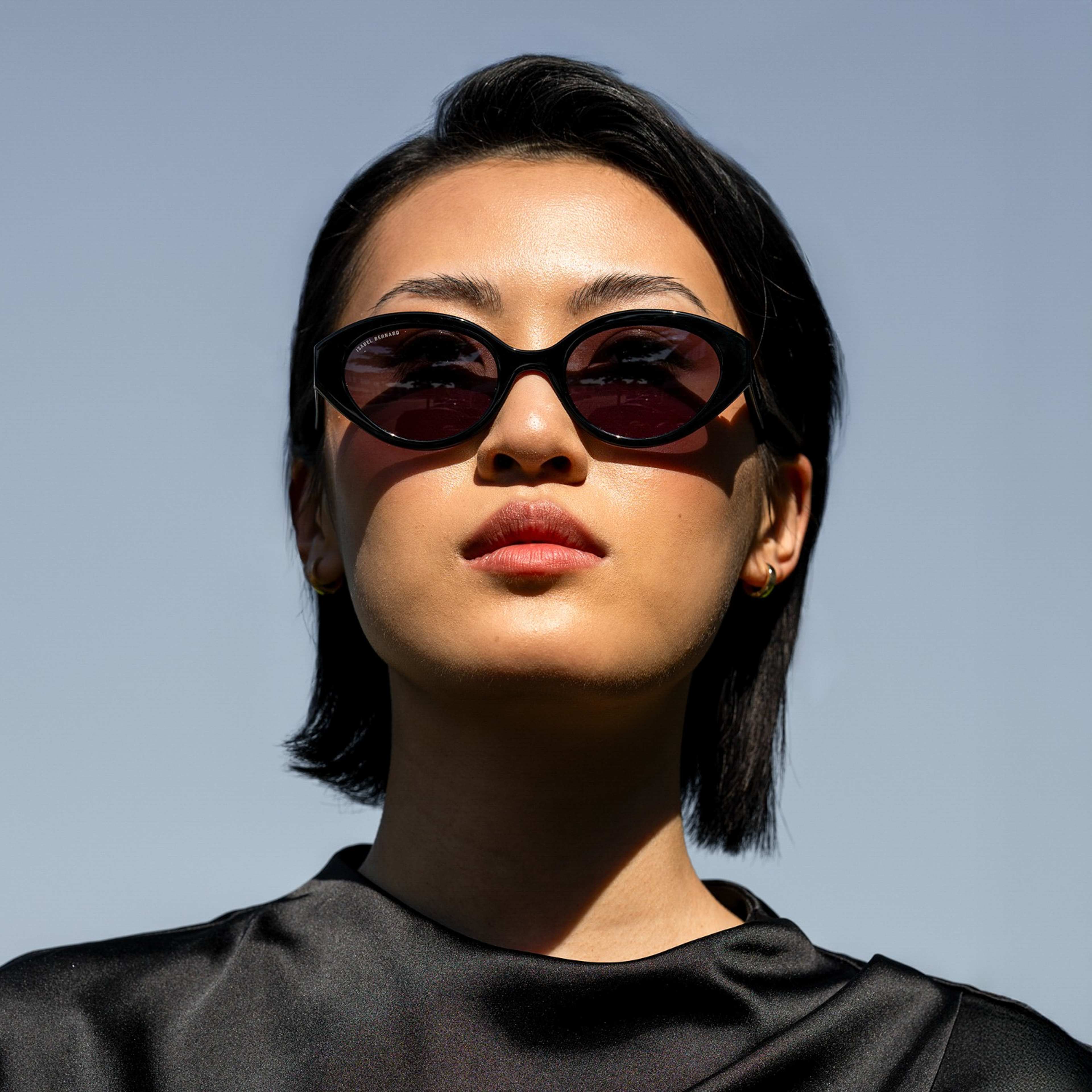 La Villette Acetat Solglasögon, från Isabel Bernard, i färgen svart. Klicka för att öppna bilden i stort format