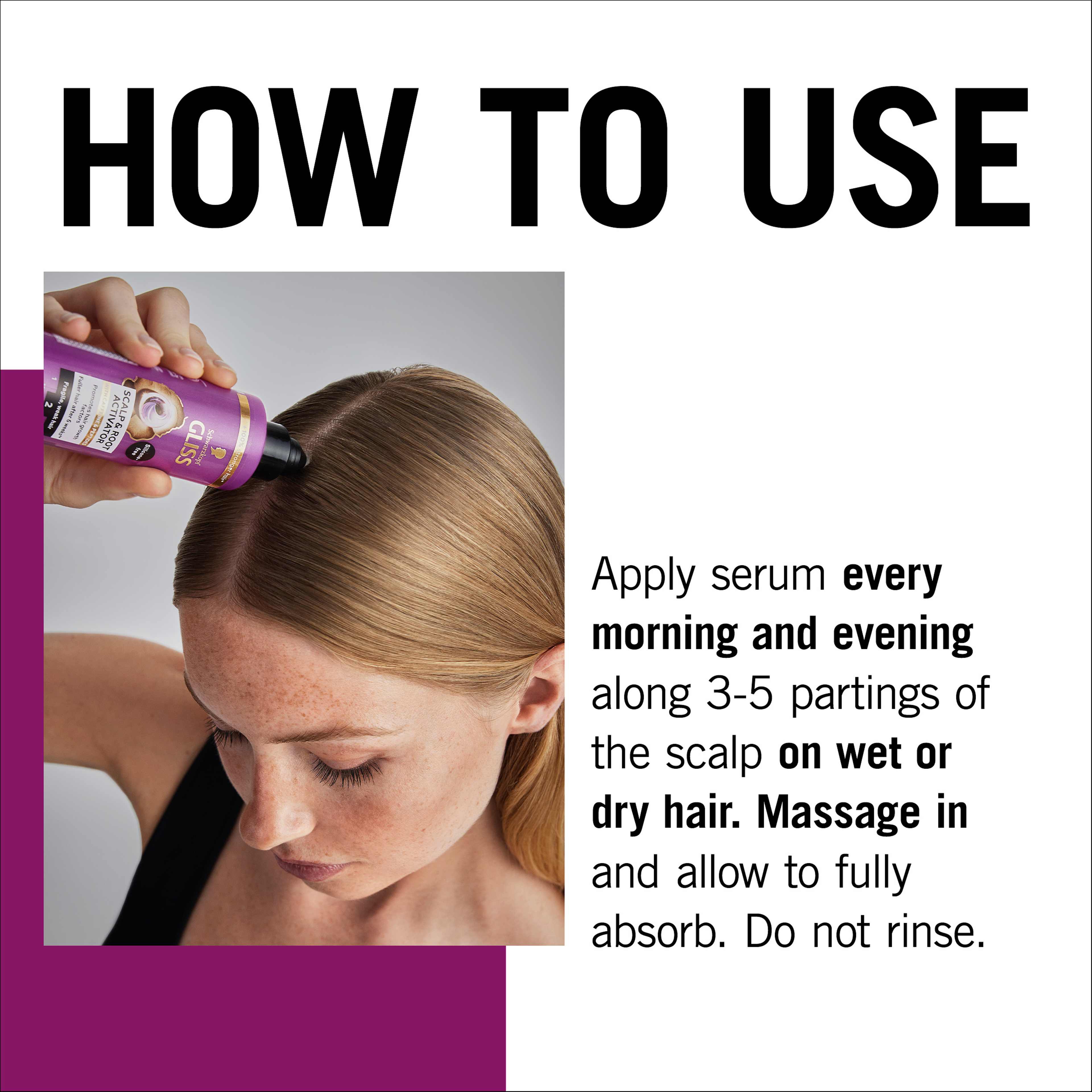 Full Hair Wonder Scalp & Root Activator, från GLISS. Klicka för att öppna bilden i stort format