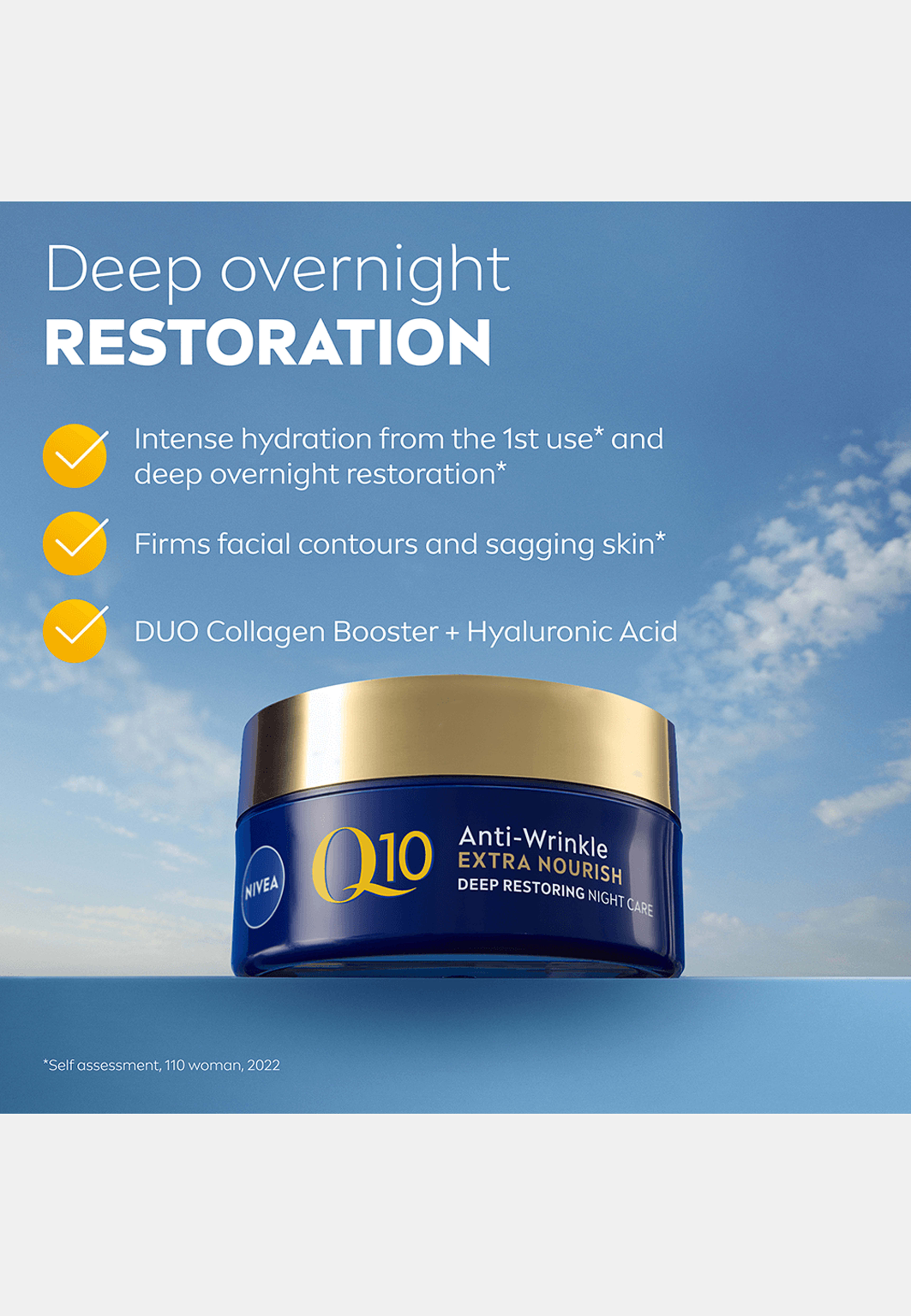 Nattkräm Q10 Extra Nourish Night Cream  NIVEA