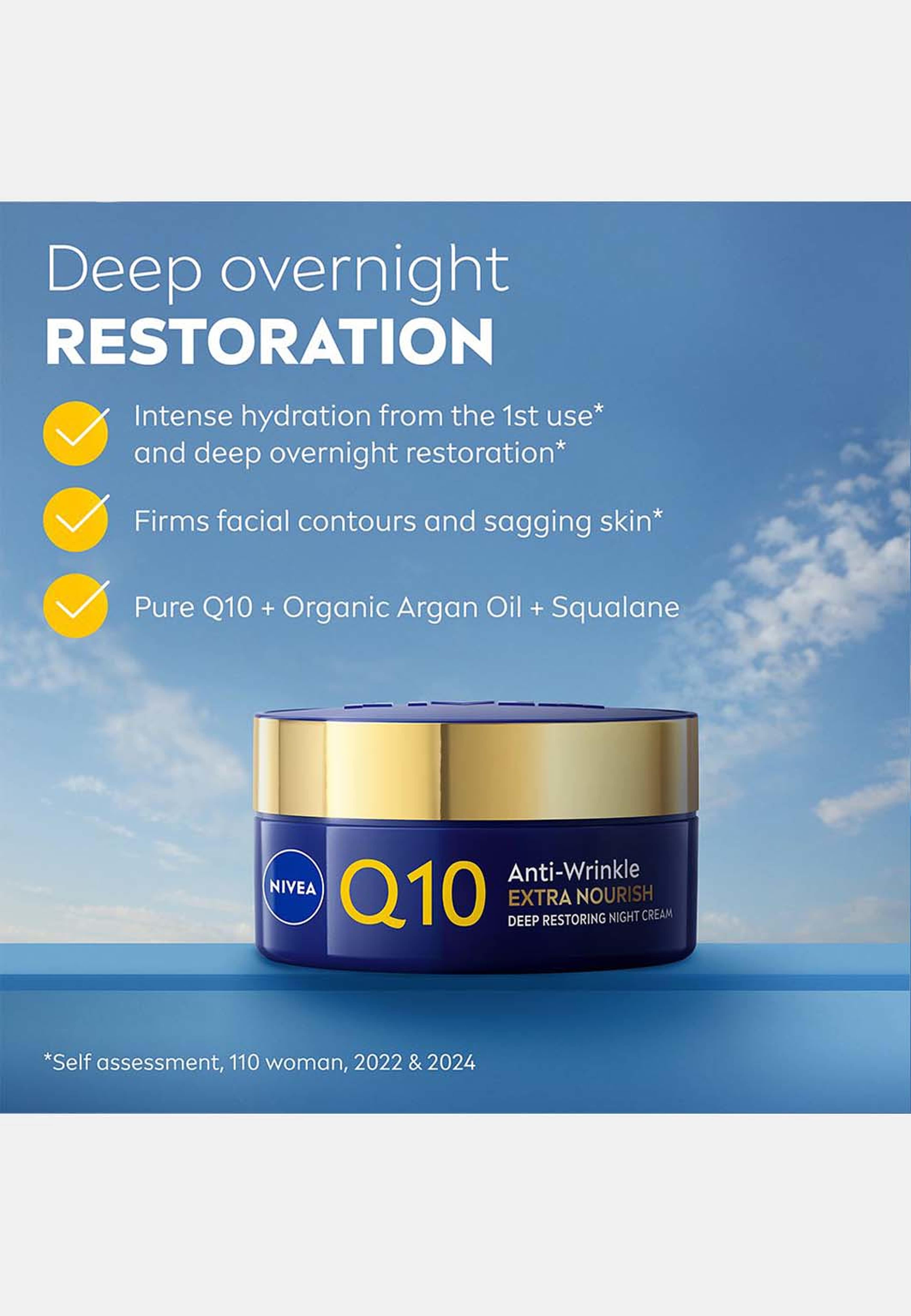 Nattkräm Q10 Extra Nourish Night Cream  NIVEA, från NIVEA. Klicka för att öppna bilden i stort format