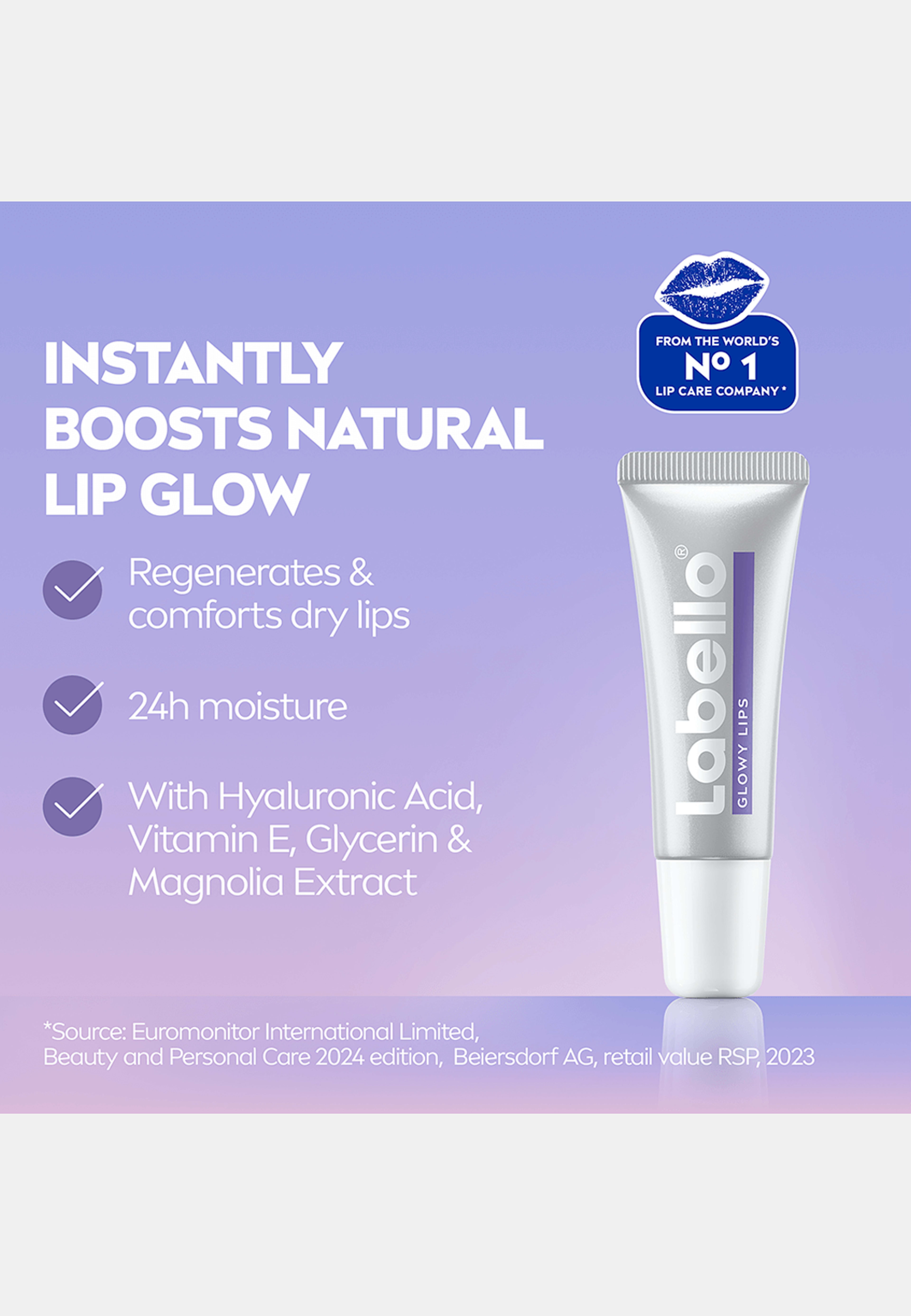 Läppbalsam Glowy Lips Clear 10 ml Labello