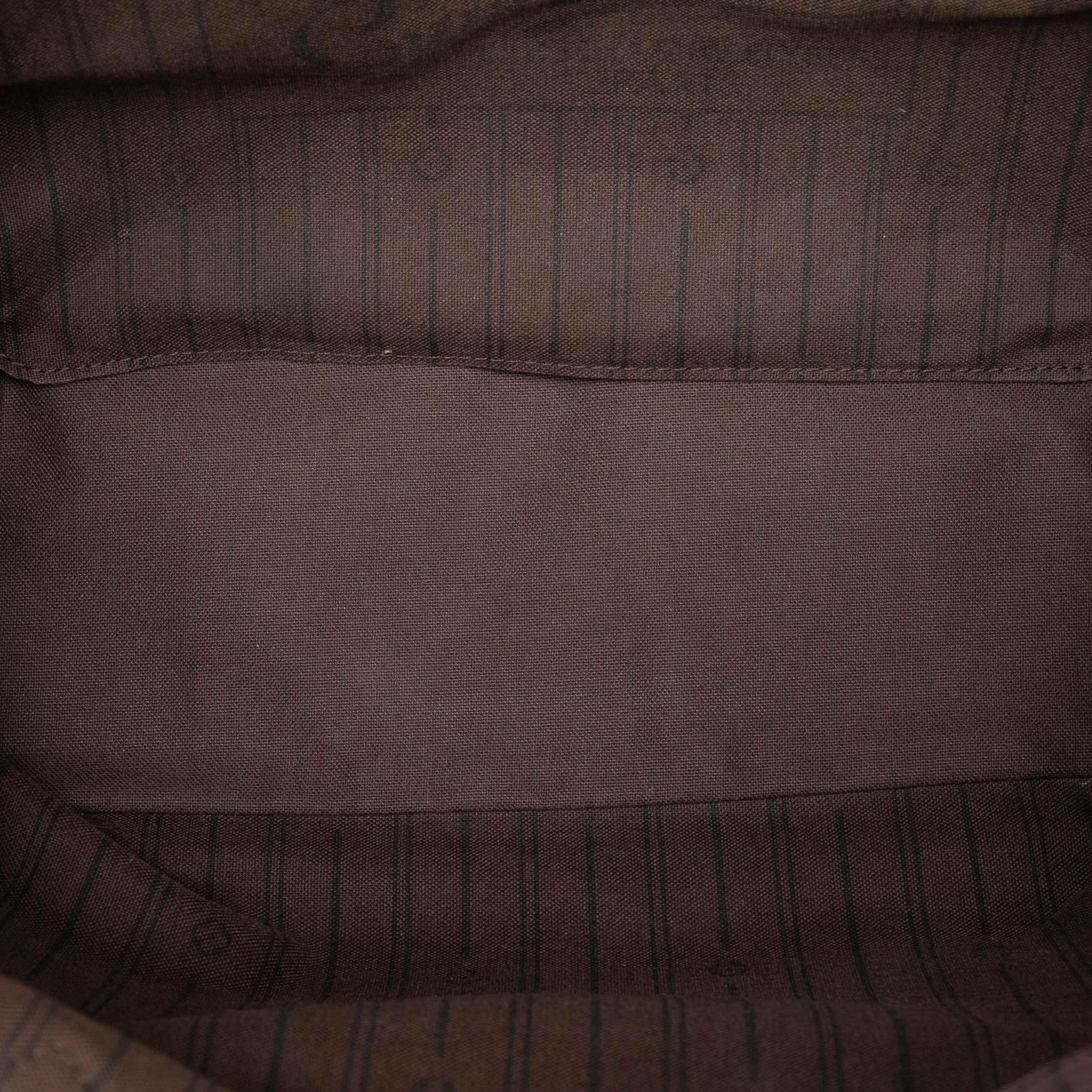 Louis Vuitton Monogram Idylle Neverfull Mm, från Luxclusif, i färgen dark brown. Klicka för att öppna bilden i stort format