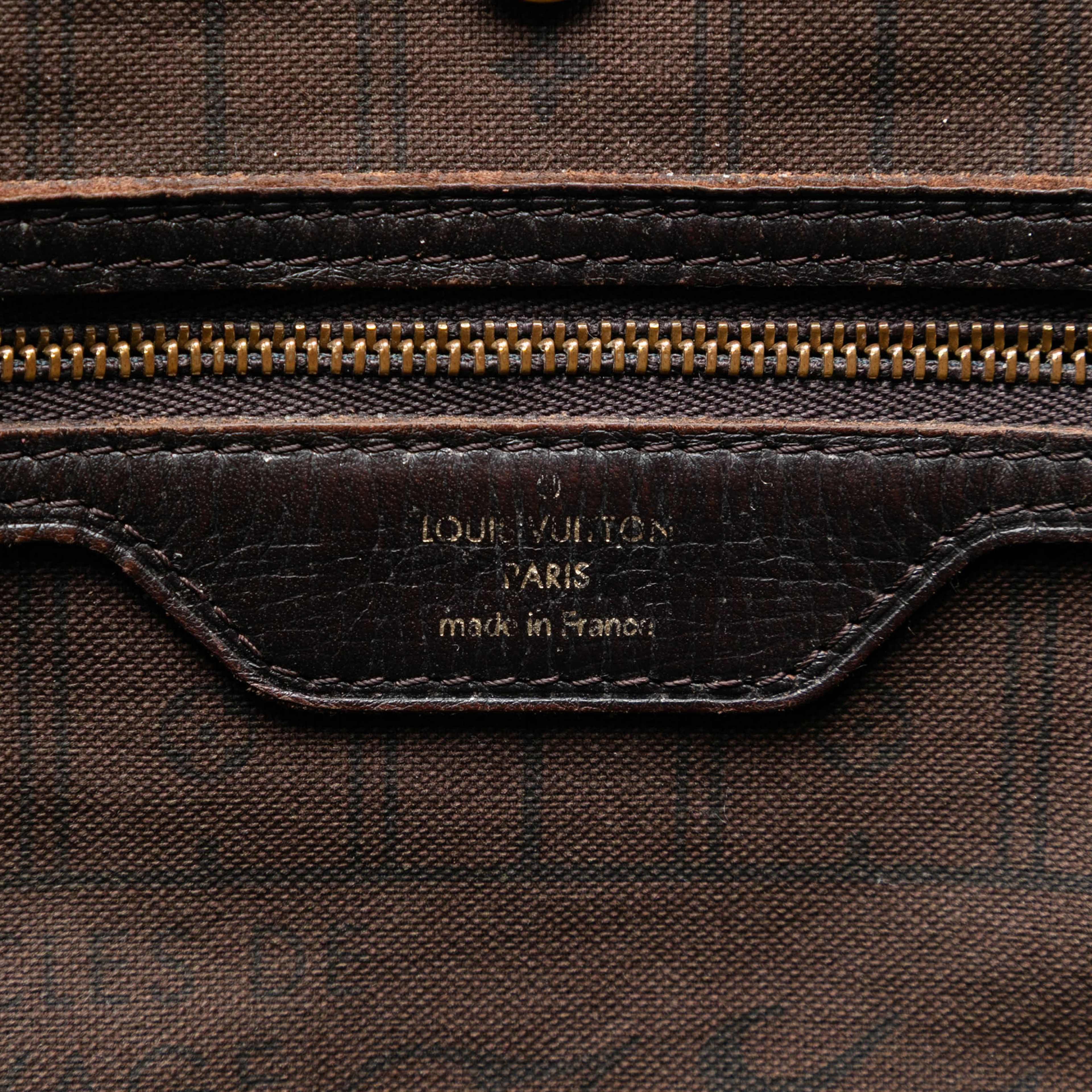 Louis Vuitton Monogram Idylle Neverfull Mm, från Luxclusif, i färgen dark brown. Klicka för att öppna bilden i stort format