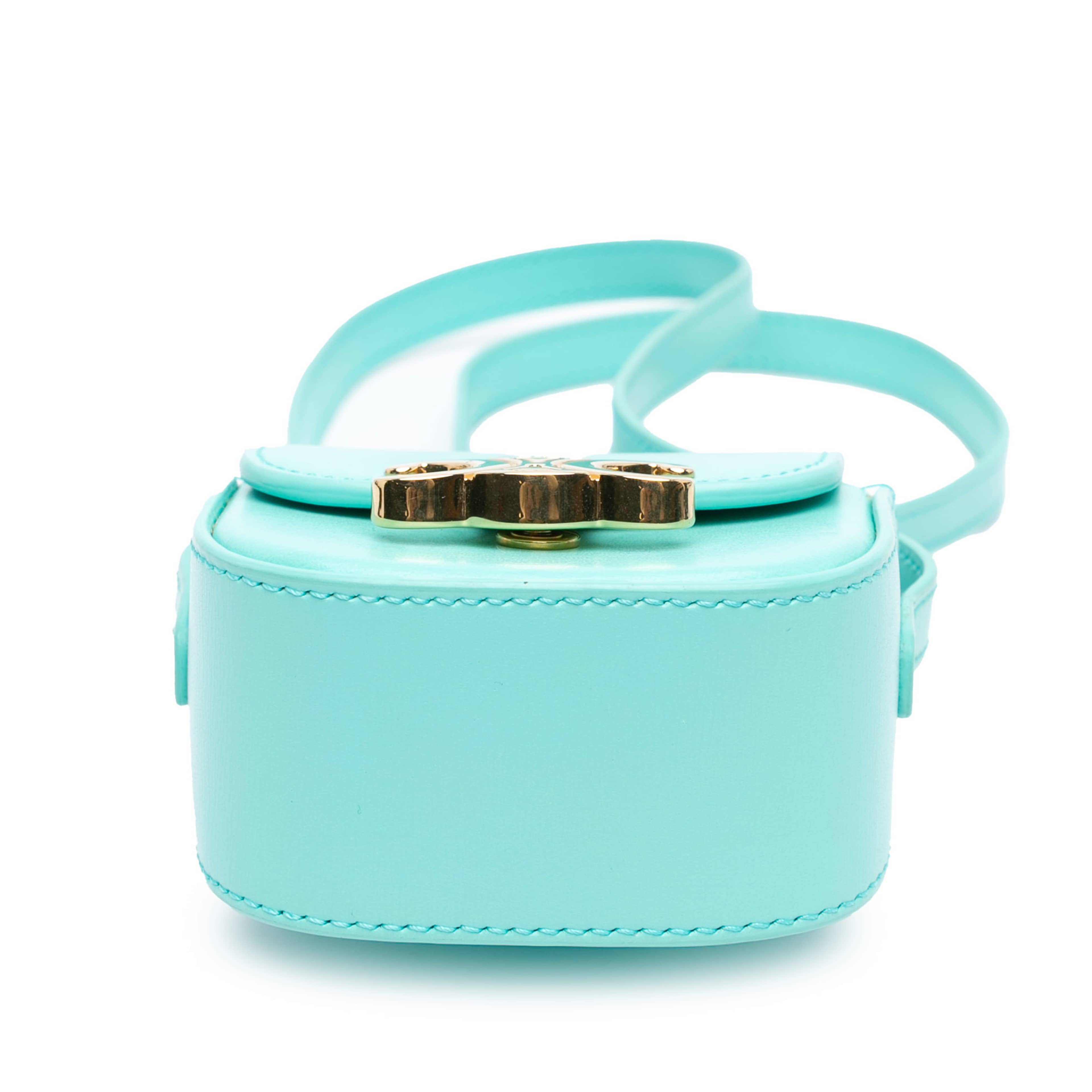 Celine Mini Calfskin Triomphe Crossbody