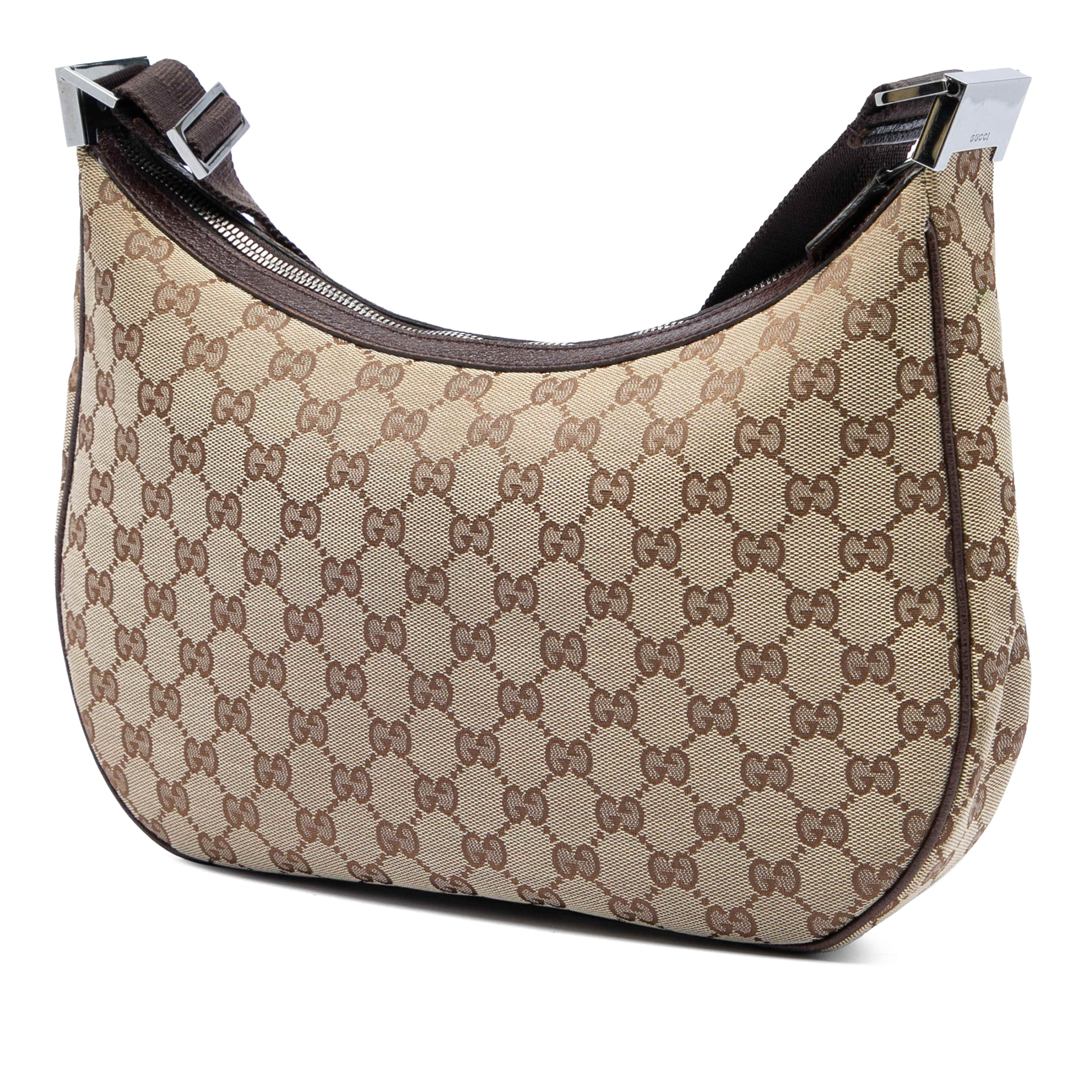 Gucci Gg Canvas Crossbody, från Luxclusif, i färgen beige. Klicka för att öppna bilden i stort format