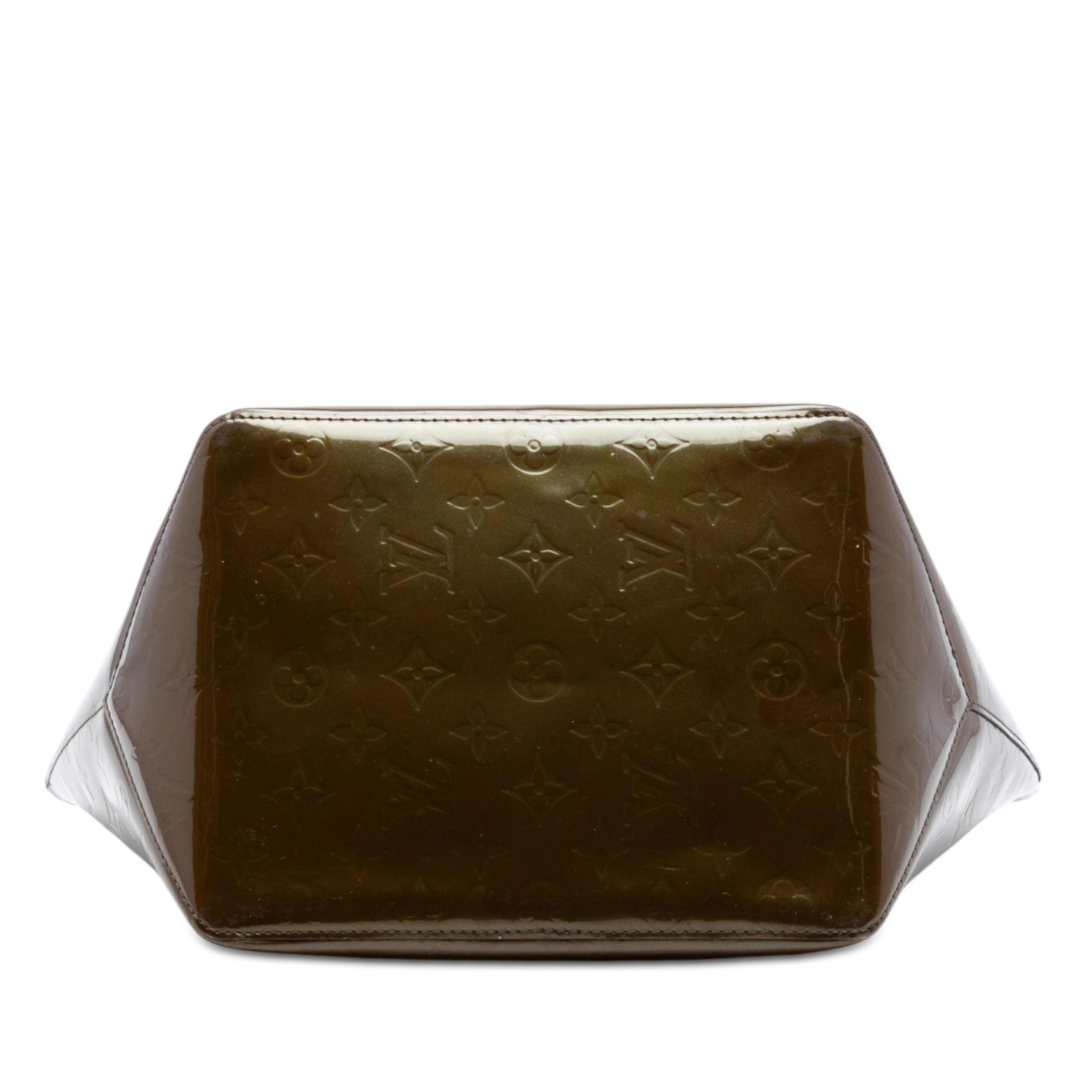 Louis Vuitton Monogram Vernis Bellevue Pm, från Luxclusif, i färgen brun. Klicka för att öppna bilden i stort format