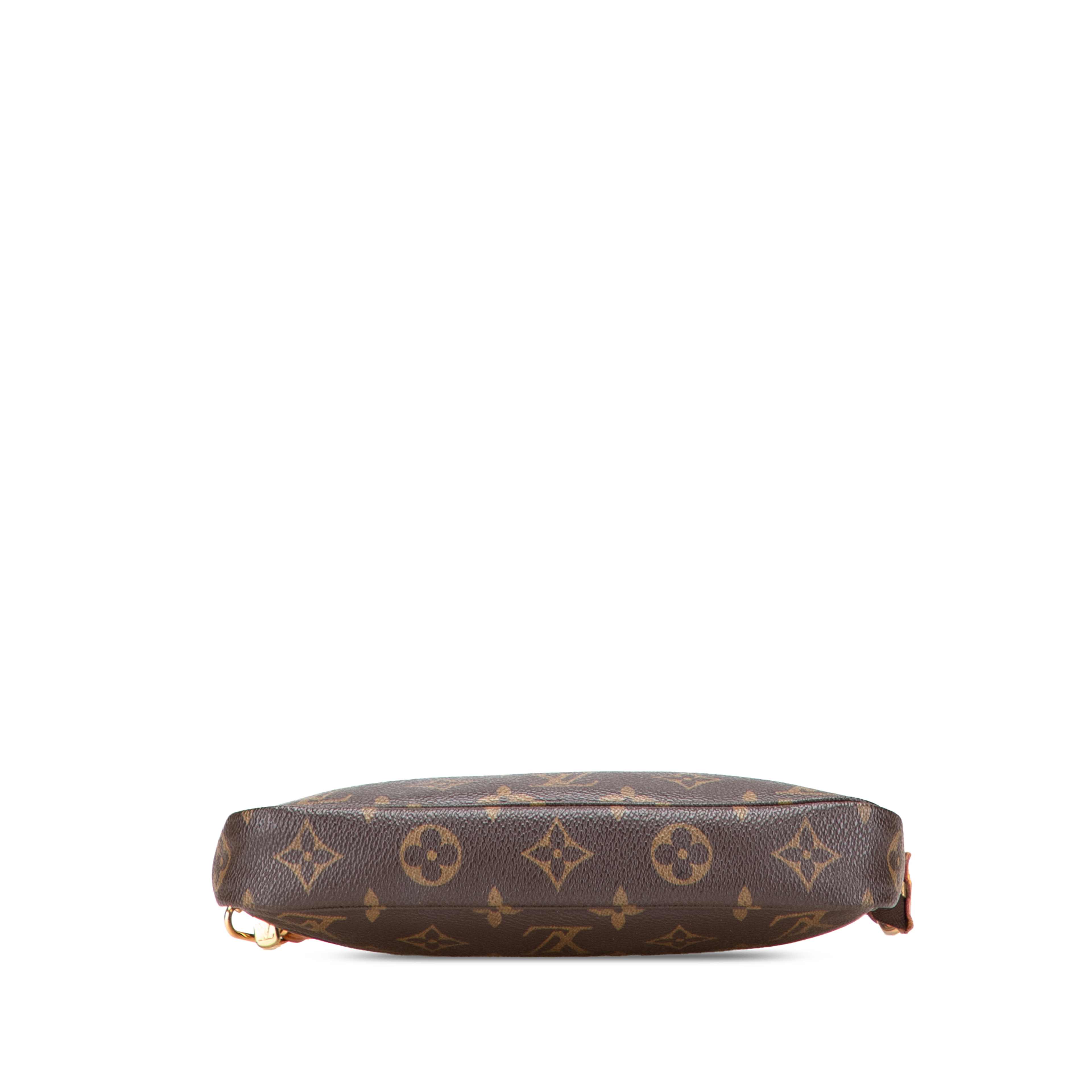 Louis Vuitton Monogram Pochette Accessoires, från Luxclusif, i färgen brown. Klicka för att öppna bilden i stort format