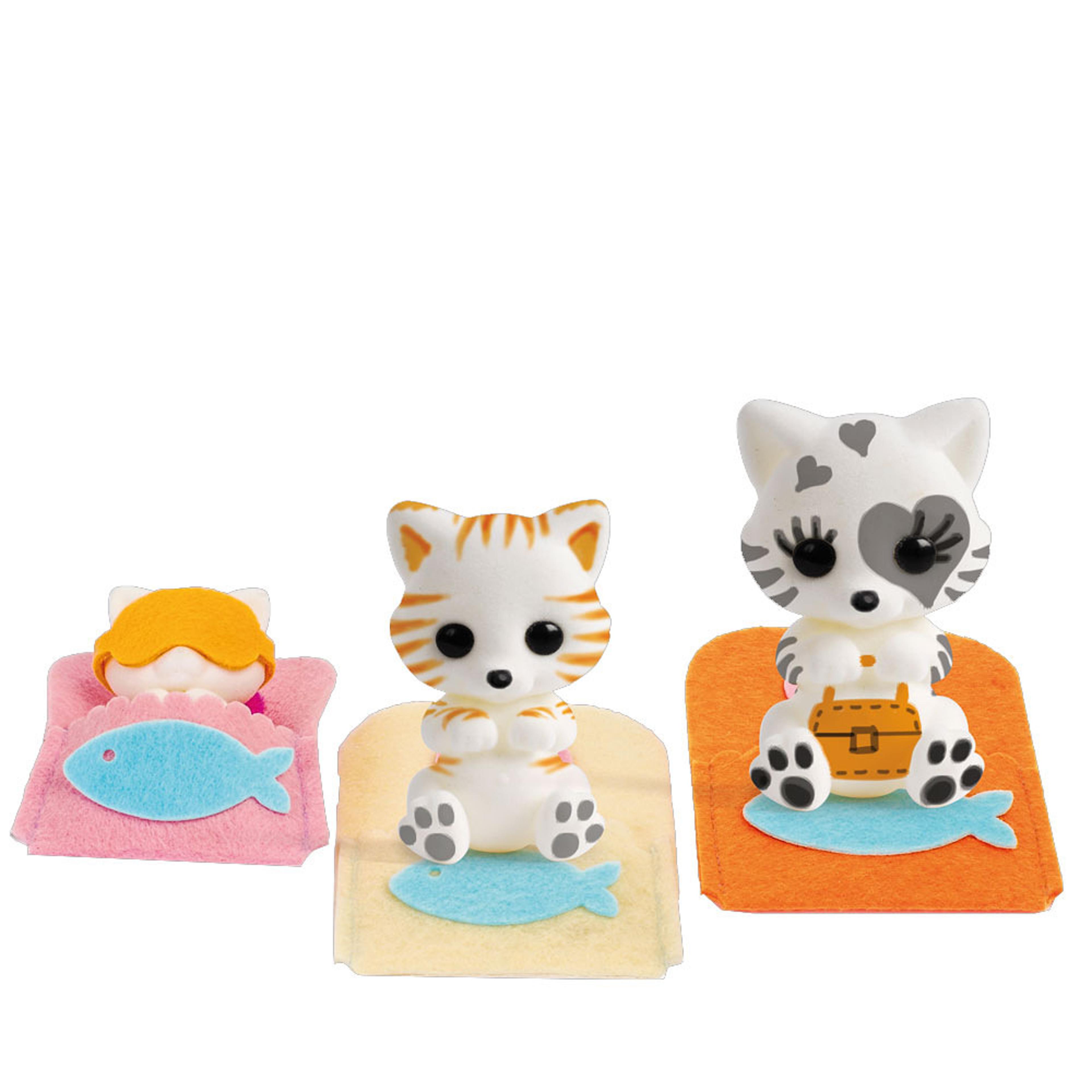 Pysselkit Fuzzikins Mysiga Katter