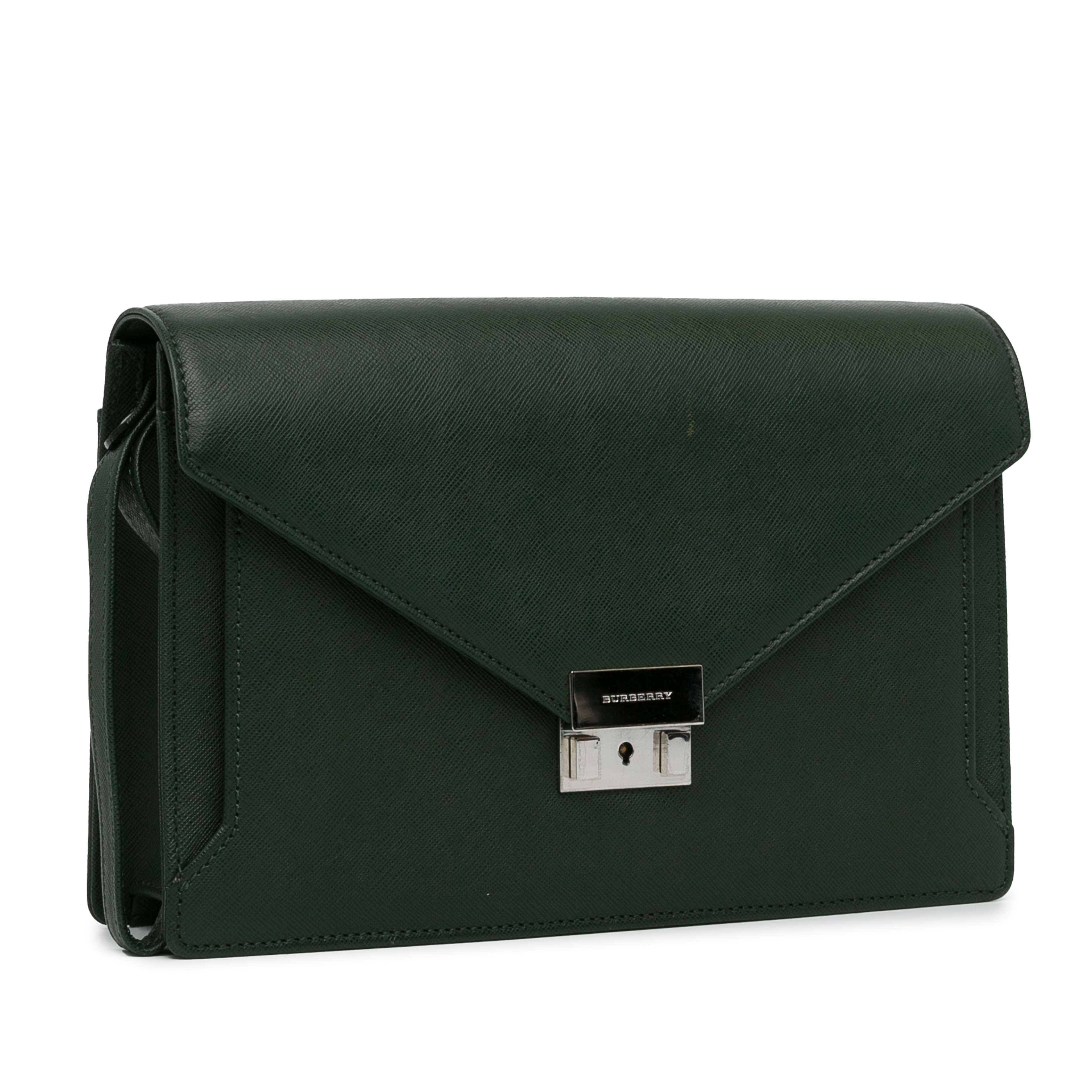 Burberry Calfskin Clutch Bag