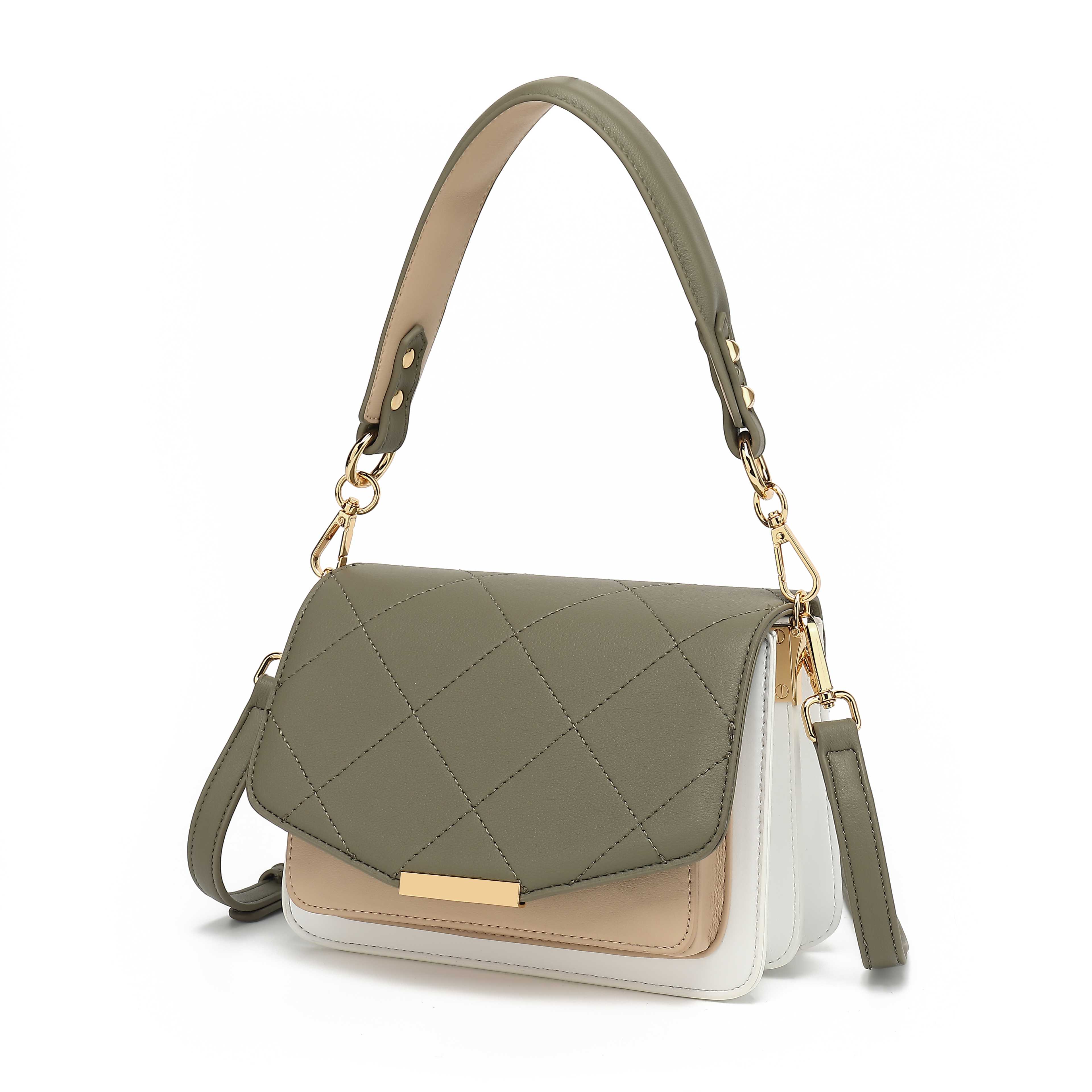Blanca Bag Medium - Army/white/beige