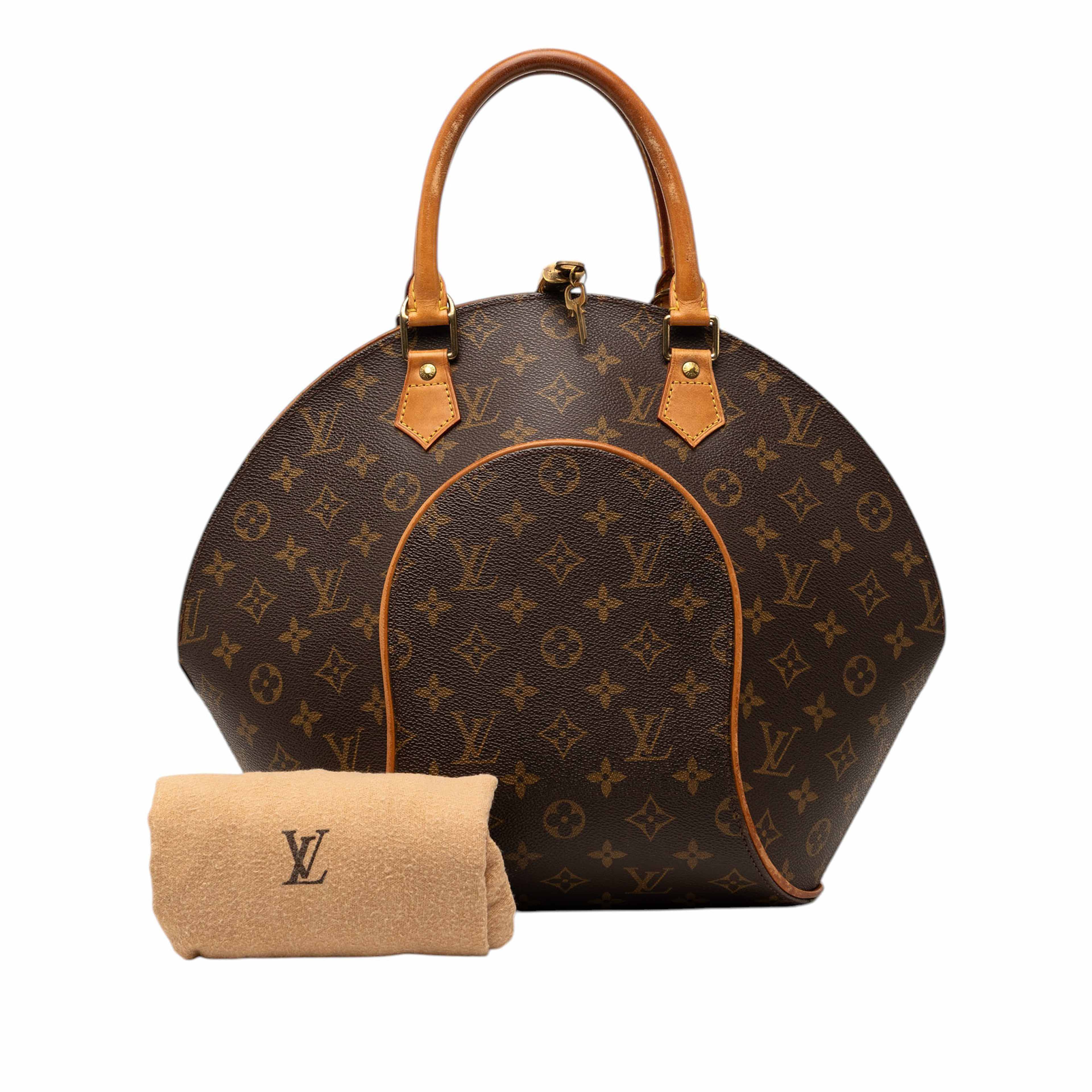 Louis Vuitton Monogram Ellipse Mm, från Luxclusif, i färgen brun. Klicka för att öppna bilden i stort format