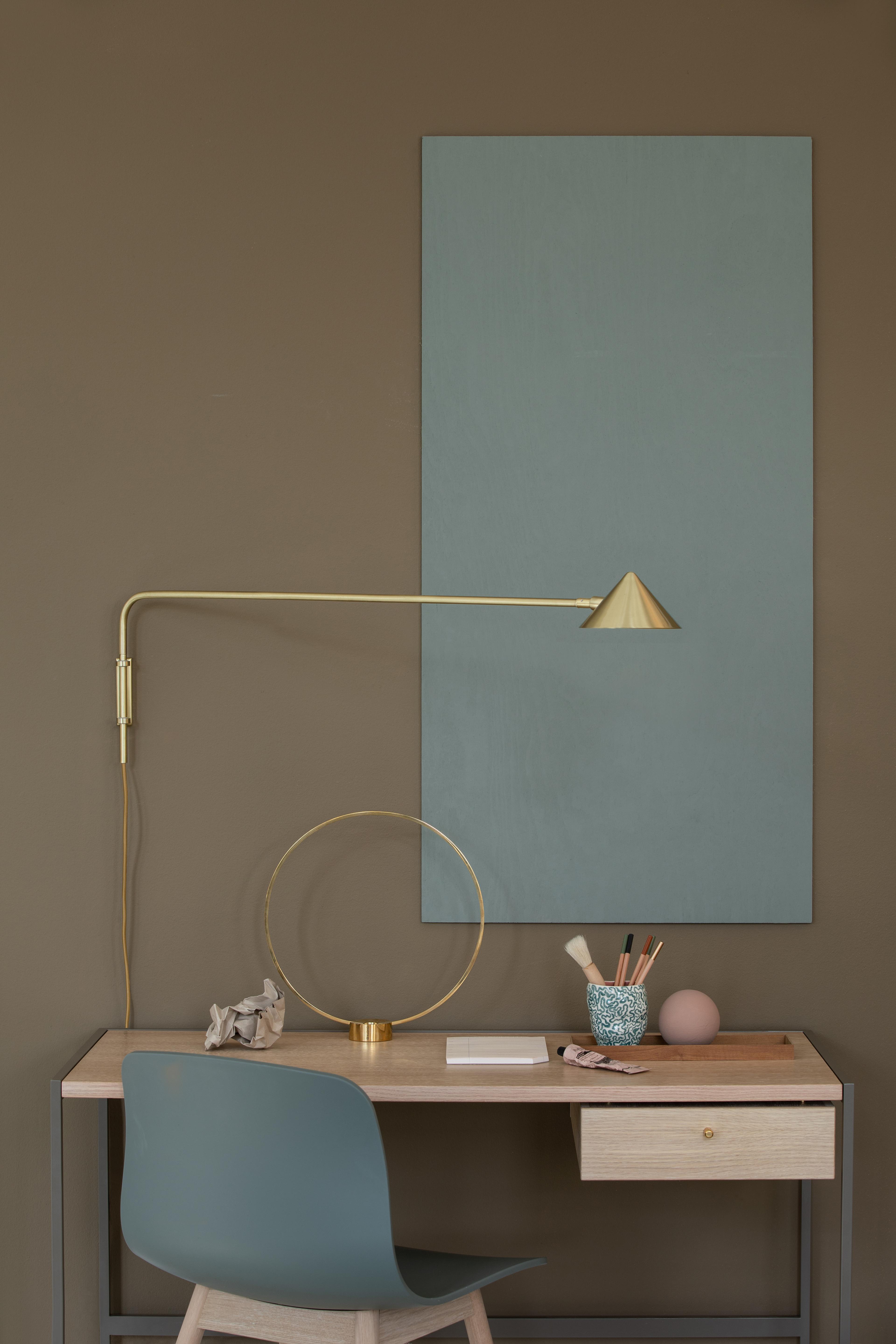 Vägglampa Kelly long Guld