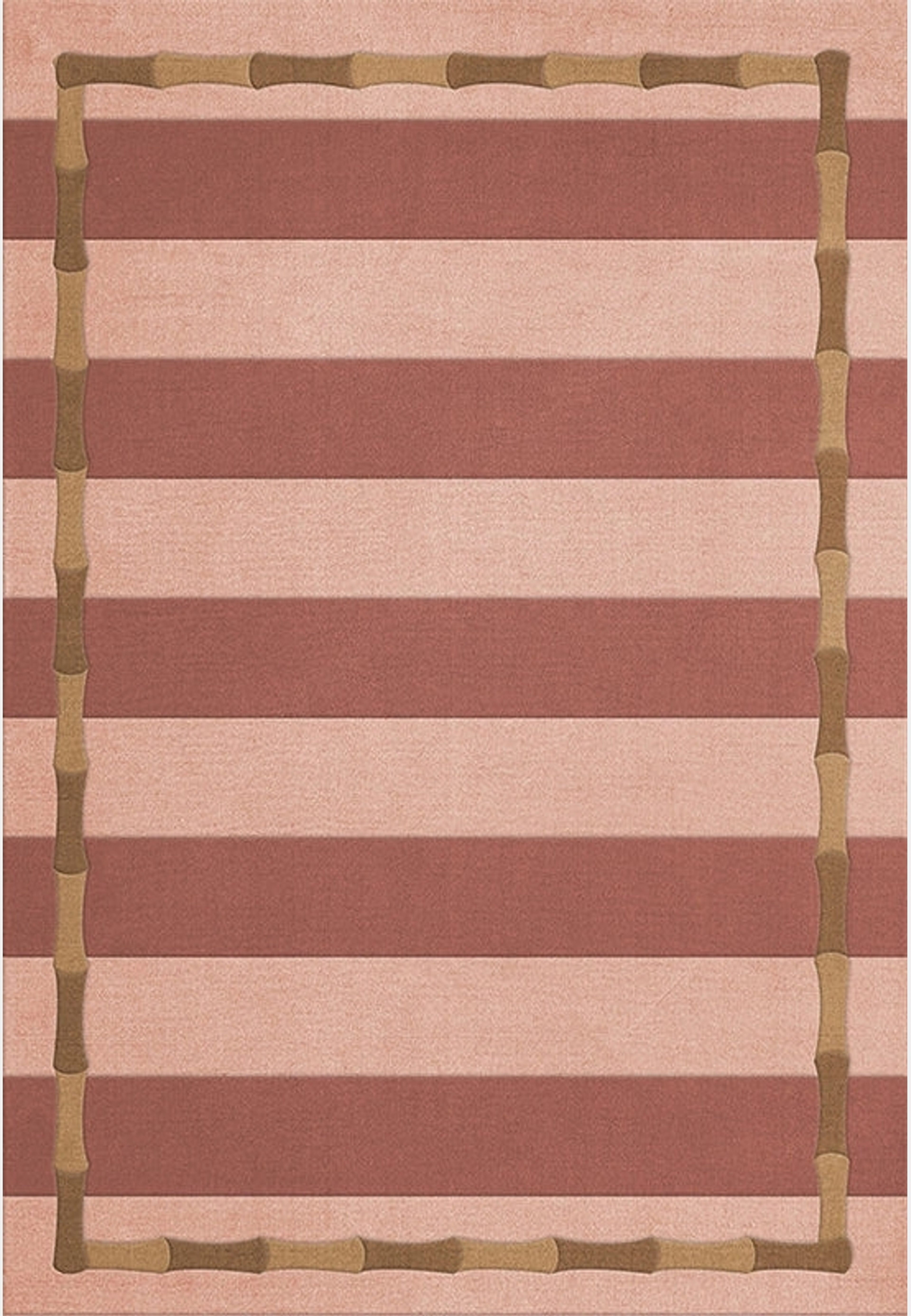 Alice Crawley Bamboo Stripe Terracotta, från Layered, i färgen stripe terracotta. Klicka för att öppna bilden i stort format