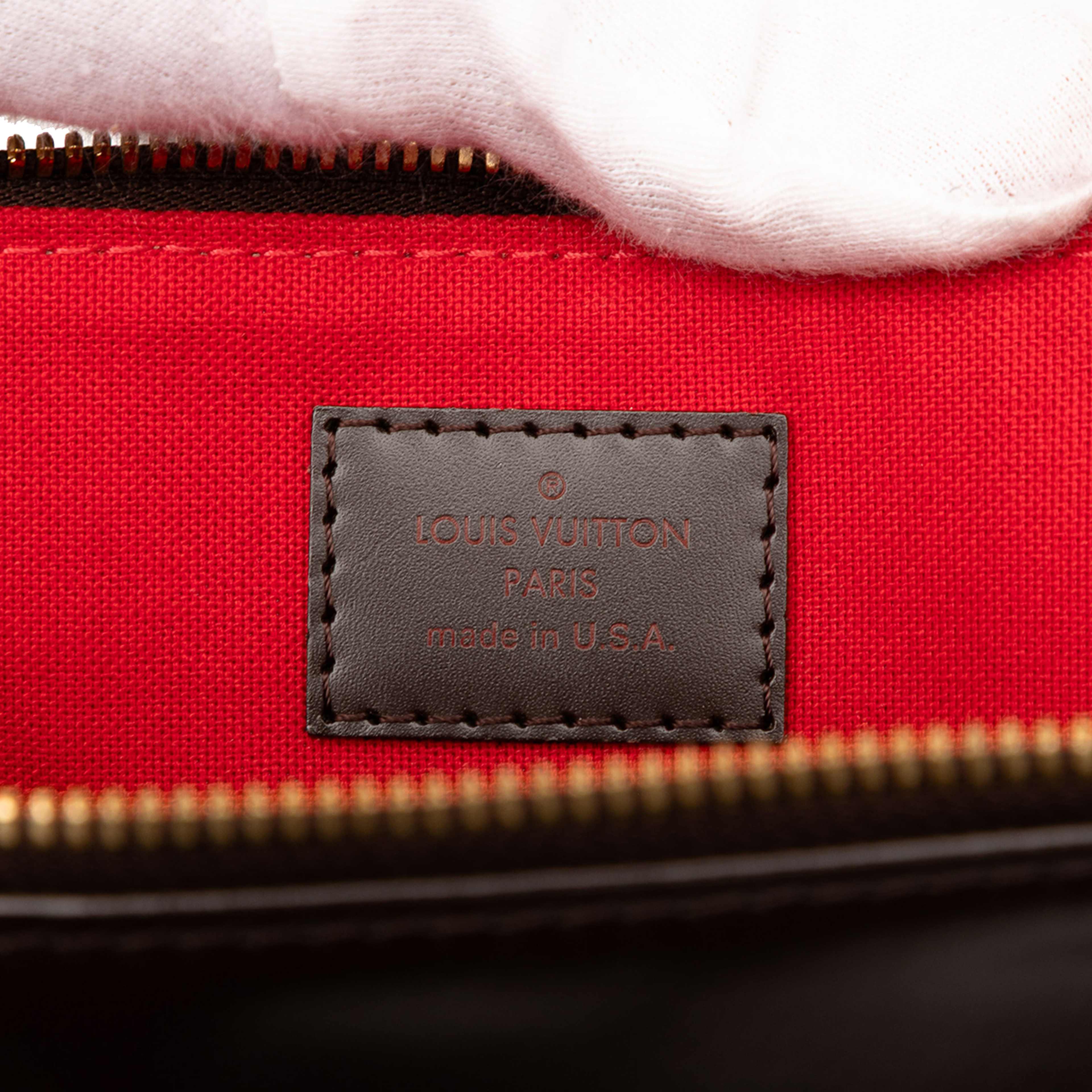 Louis Vuitton Damier Ebene Westminster Gm, från Luxclusif, i färgen brown. Klicka för att öppna bilden i stort format